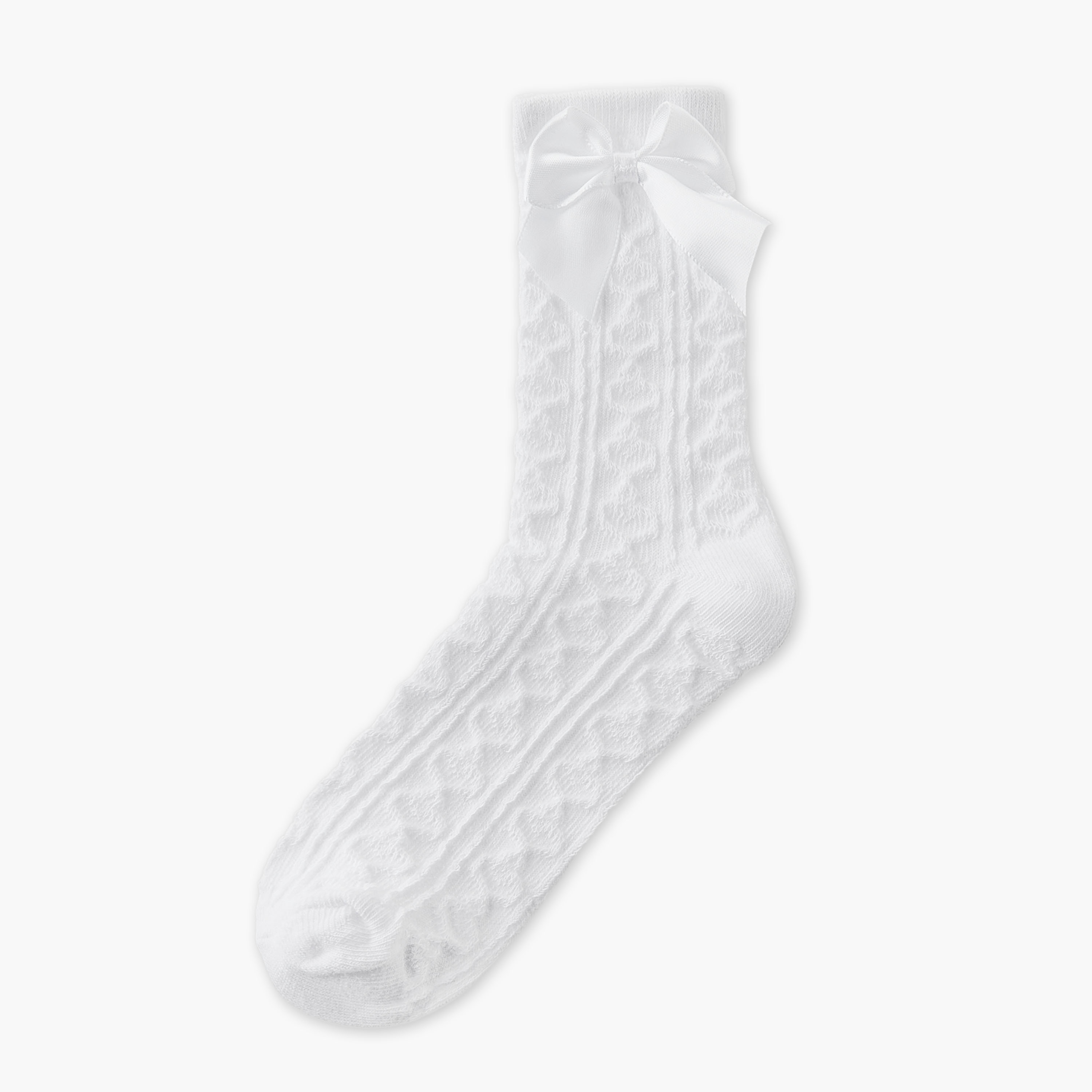 طقم جوارب مدرسية 5 أزواج متوسطة الطول للبنات من جونيورز-girls-accessories-socks-image-2