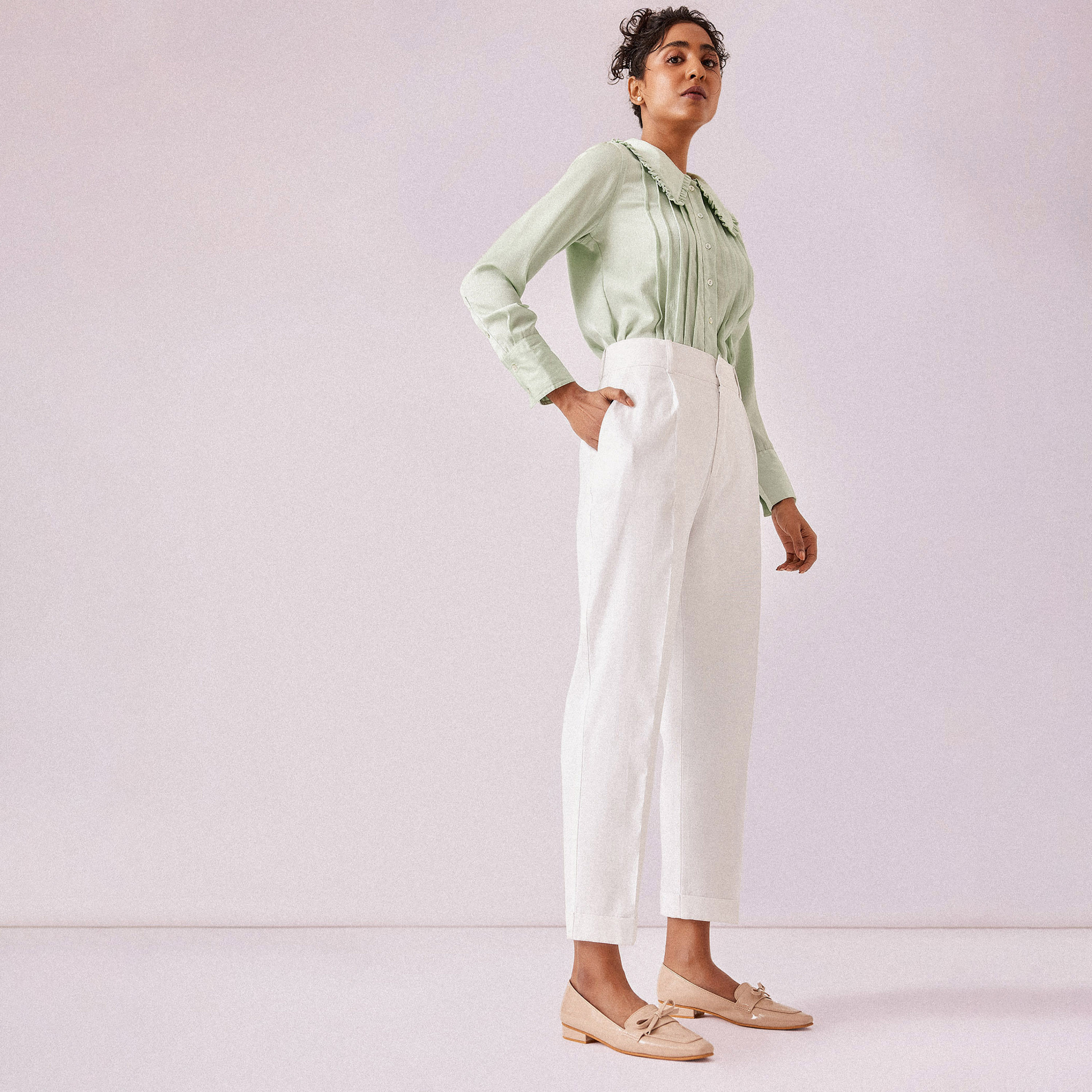 The Label Life Plain High-Rise Pleated Formal Trousers-women-clothing-bottoms-trousers-image-2