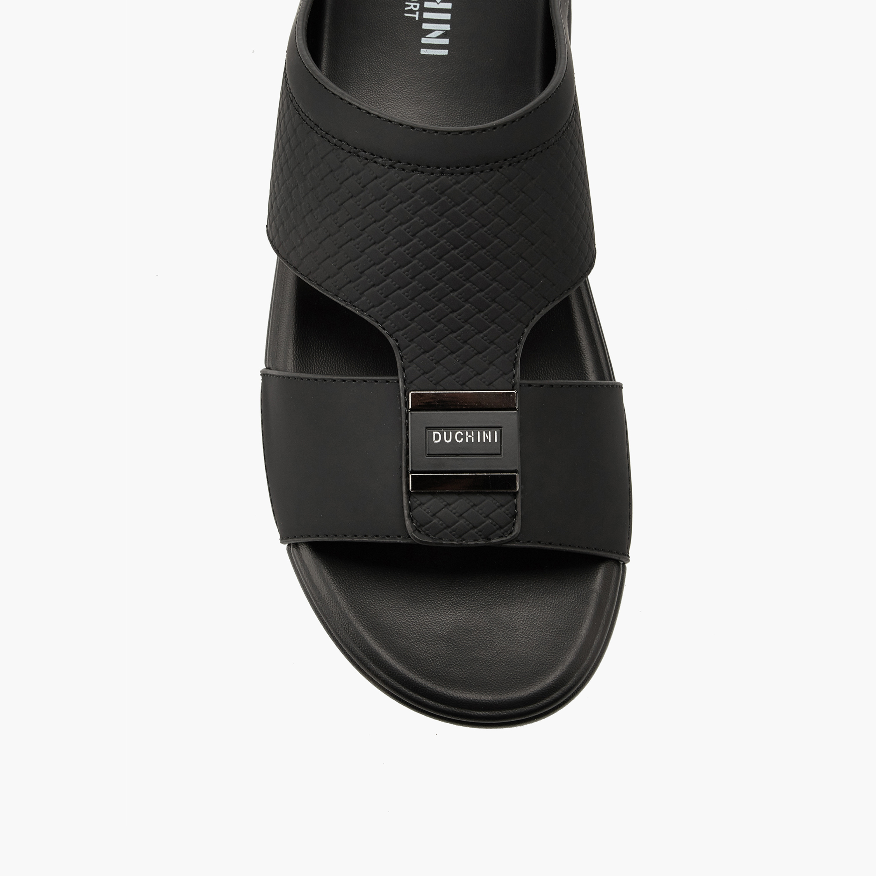 Duchini Men's Textured Slip-On Arabic Sandals-men-shoes-sandals-image-4