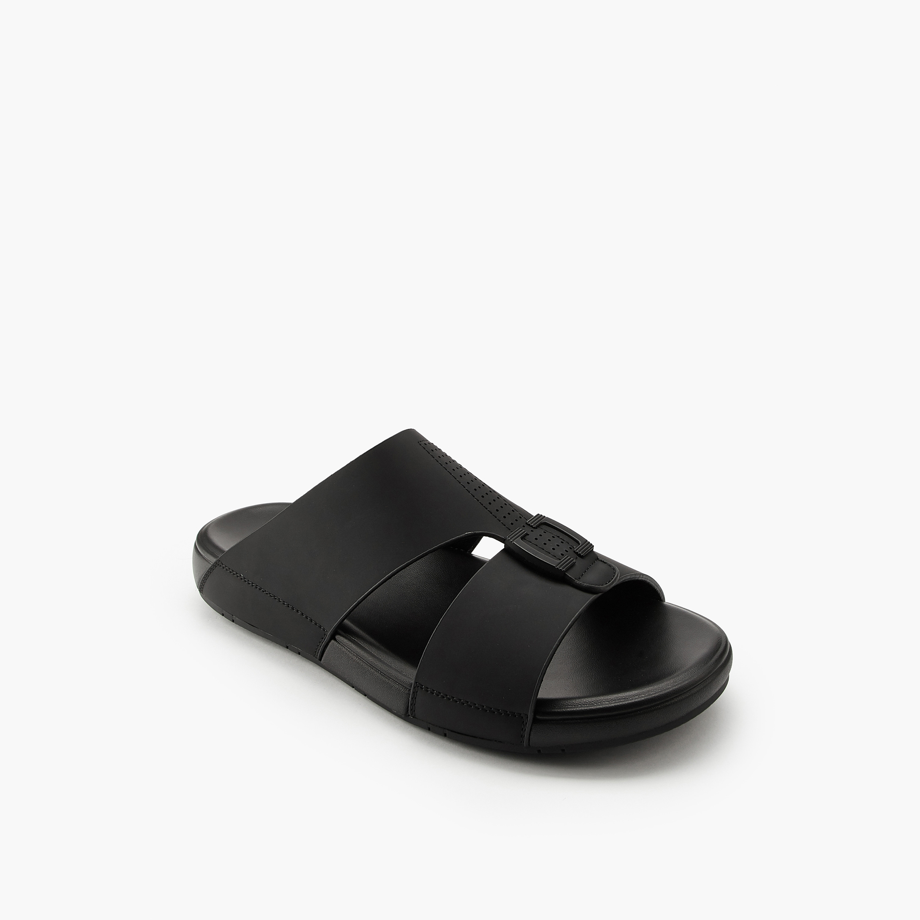 صندل عربي سهل الارتداء بتفاصيل غرزات للرجال من دوتشيني-men-shoes-sandals-image-3