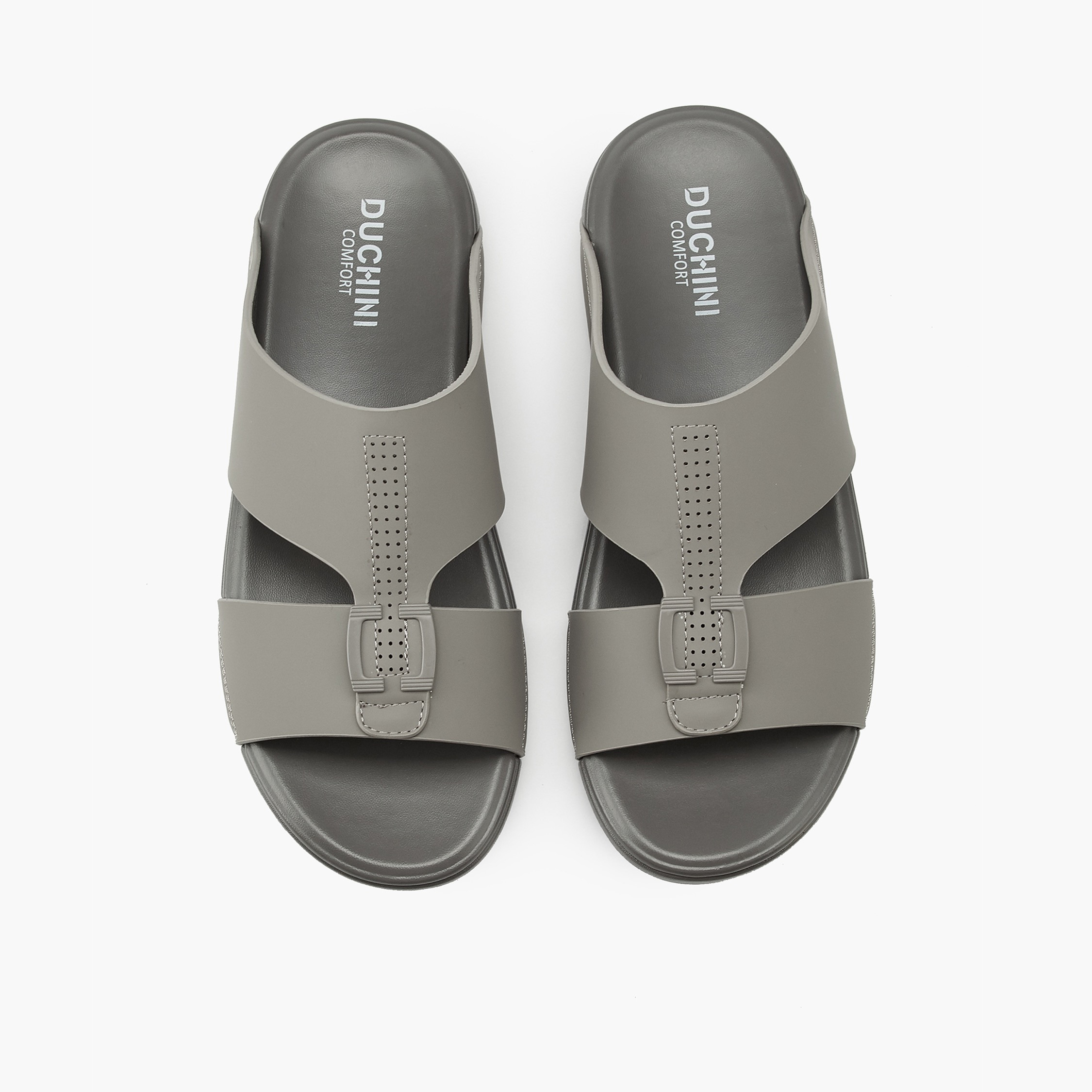 Duchini Men's Stitch Detail Slip-On Arabic Sandals-men-shoes-sandals-image-1