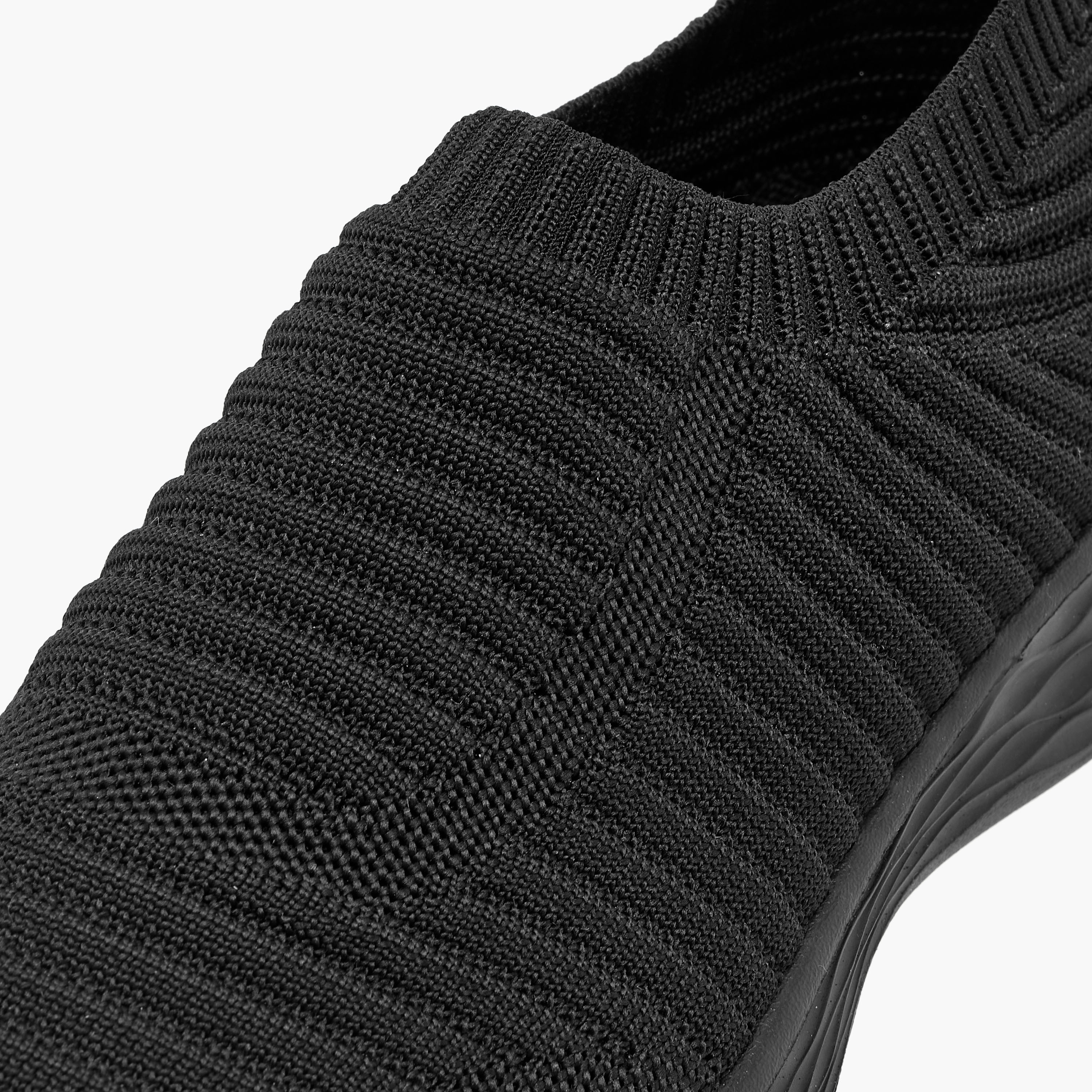 Oaklan by Shoexpress Textured Slip-On Sneakers-women-shoes-sneakers-image-4
