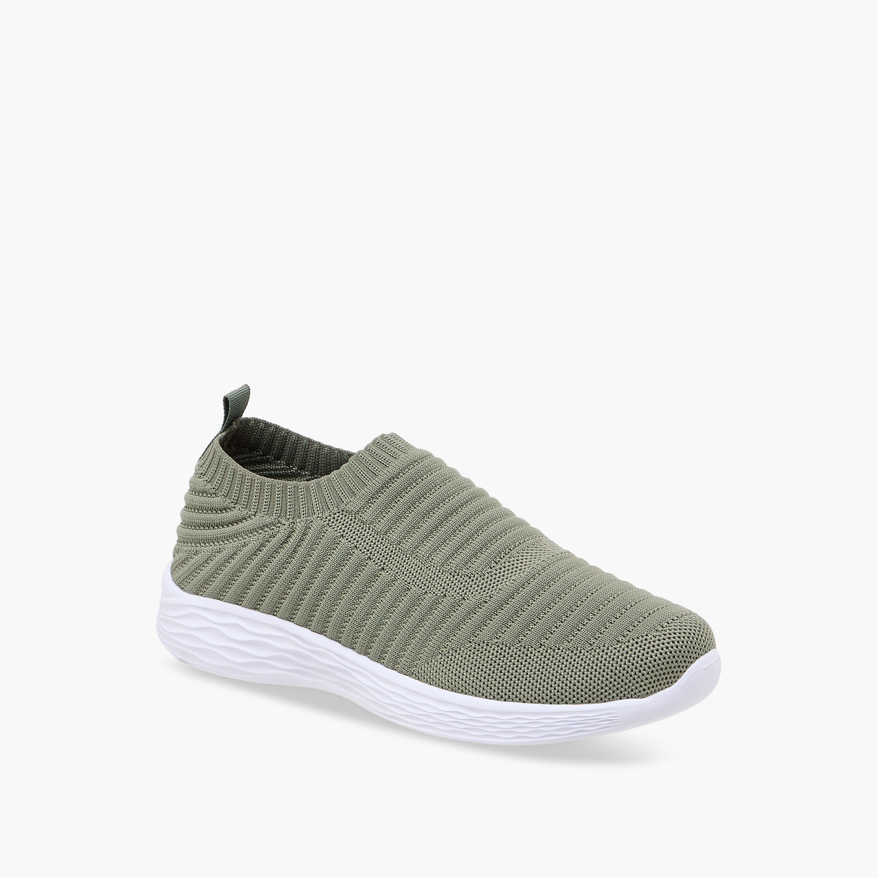 Oaklan by Shoexpress Textured Slip-On Sneakers-women-shoes-sneakers-image-2