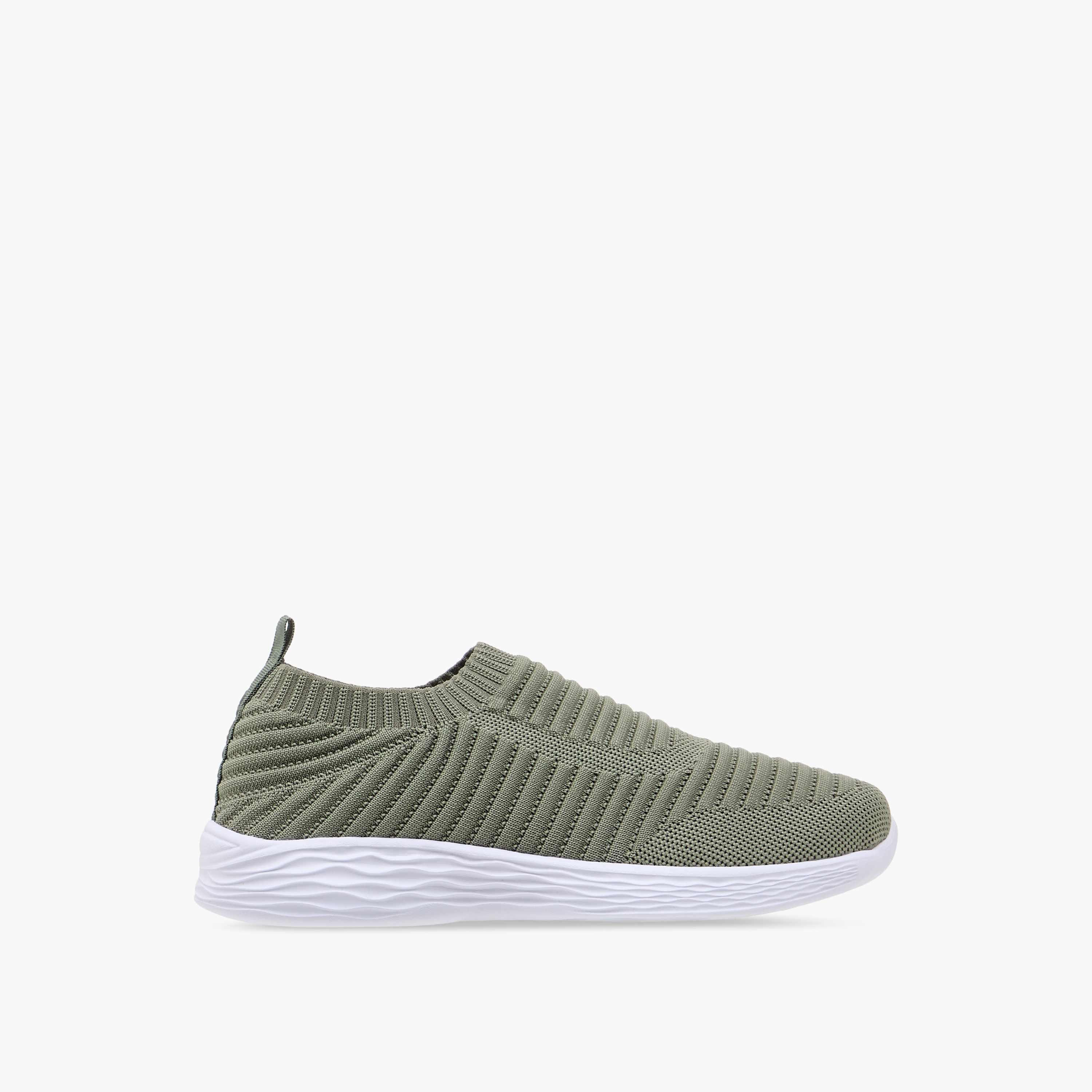 Oaklan by Shoexpress Textured Slip-On Sneakers-women-shoes-sneakers-image-3