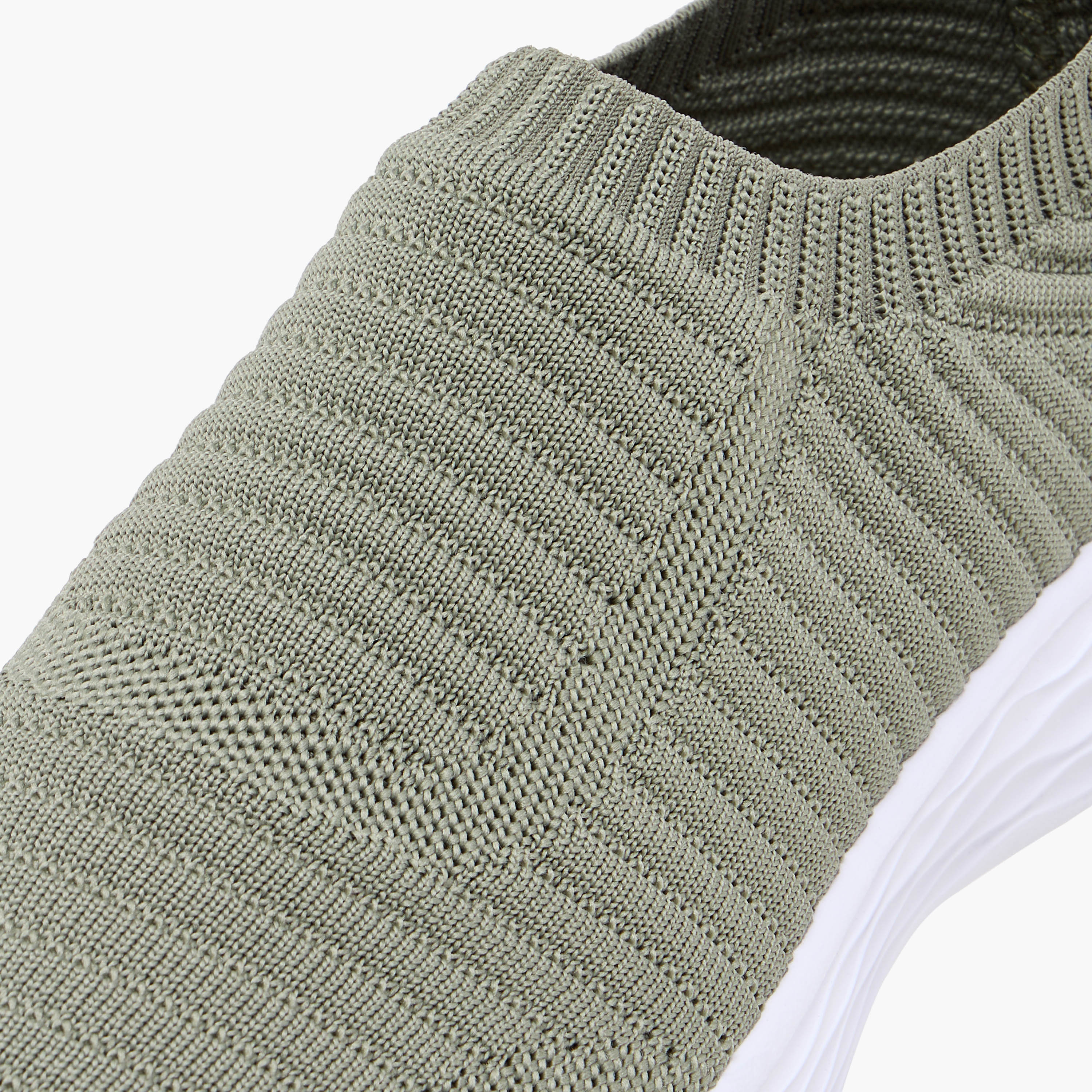 Oaklan by Shoexpress Textured Slip-On Sneakers-women-shoes-sneakers-image-4