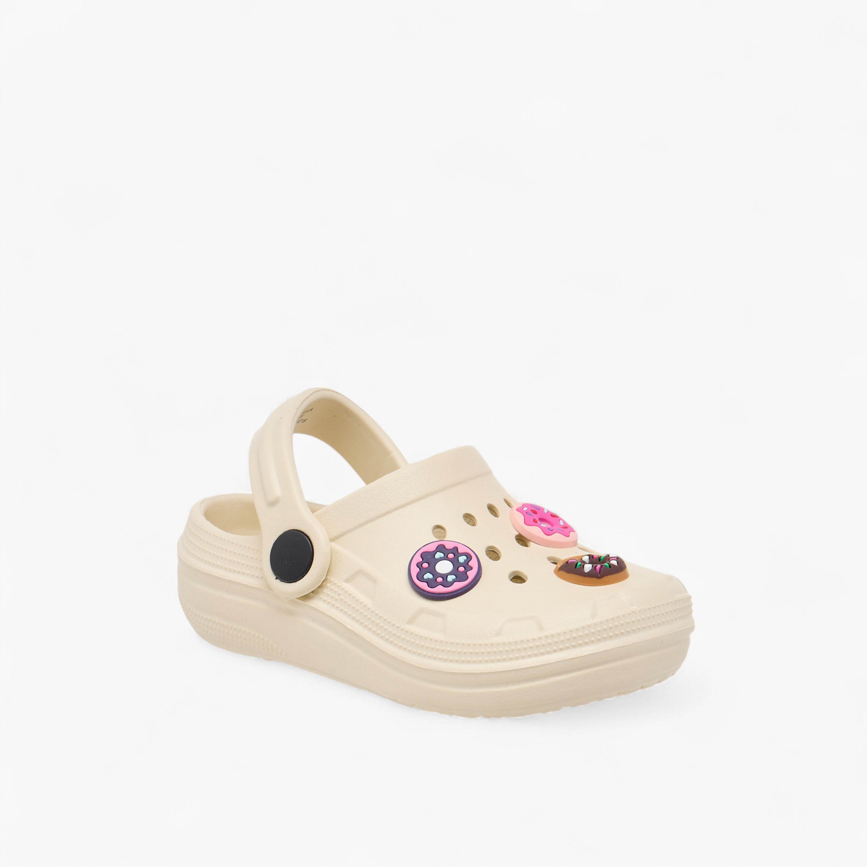 Flora Bella Donut Accent Clogs with Backstrap-girls-shoes-sandals-image-2
