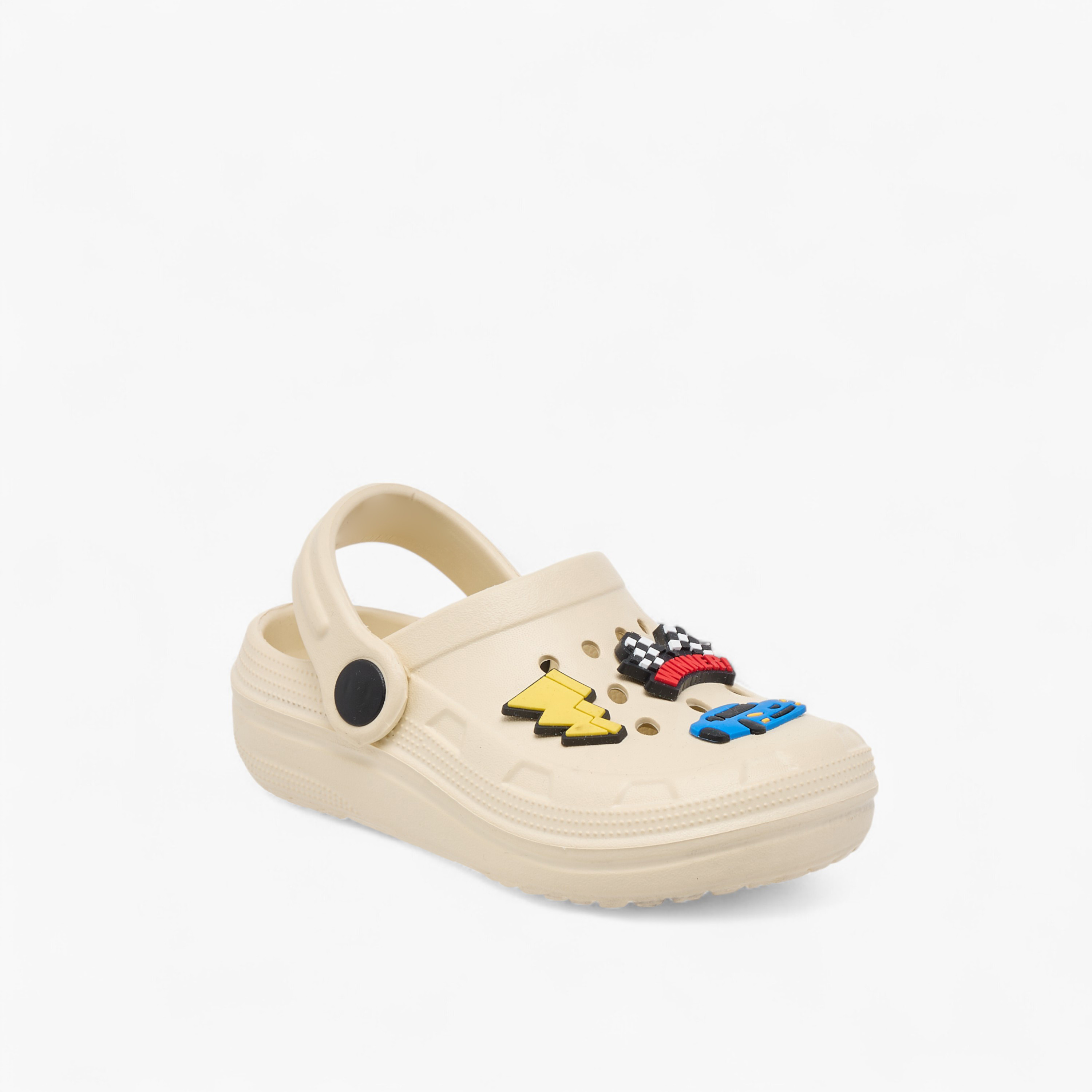 صندل كلوج بحزام خلفي وتزيينات سباق إل بي إل من شو إكسبريس-boys-shoes-sandals-image-2