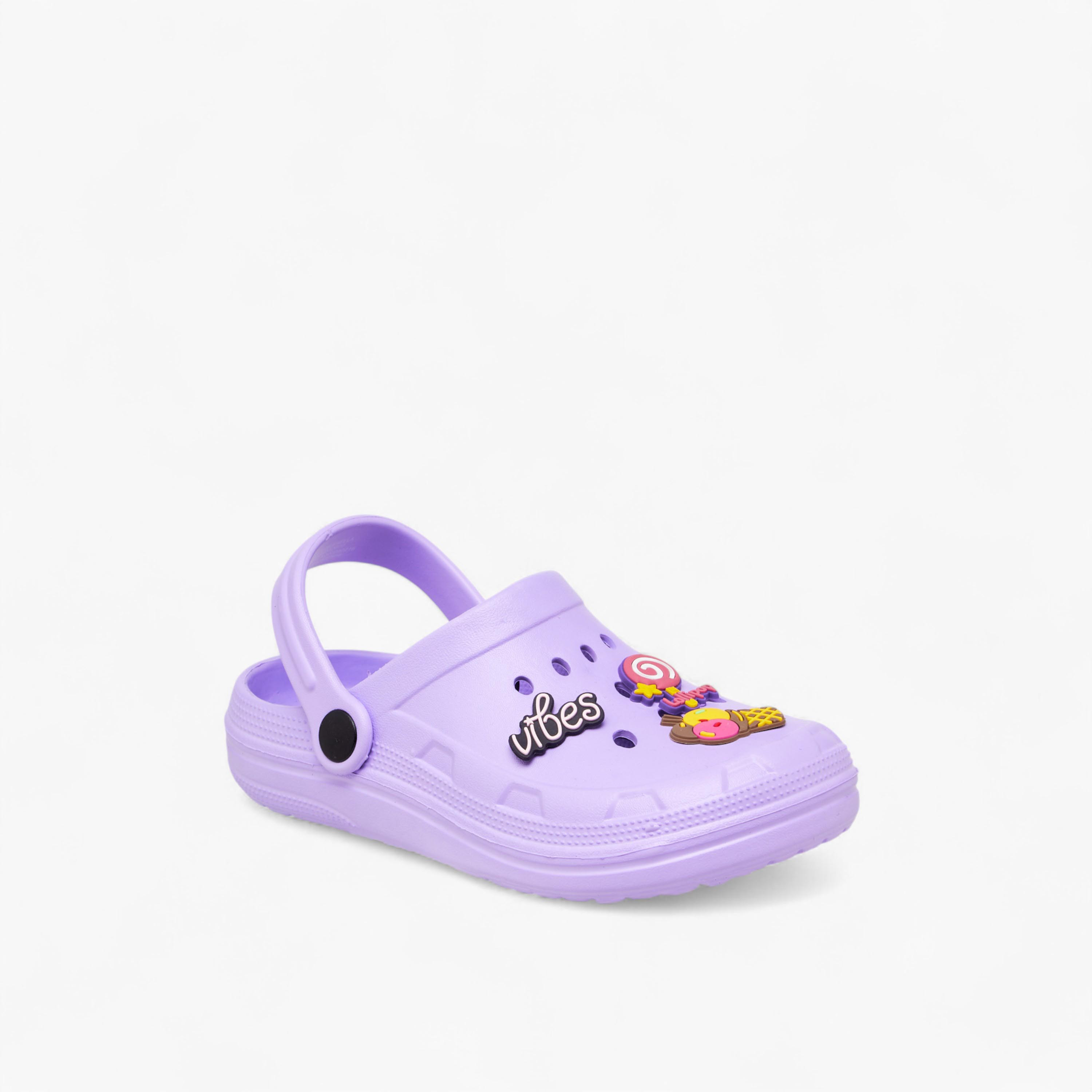 Flora Bella Jibbitz Embellished Clogs with Backstrap-girls-shoes-sandals-image-2