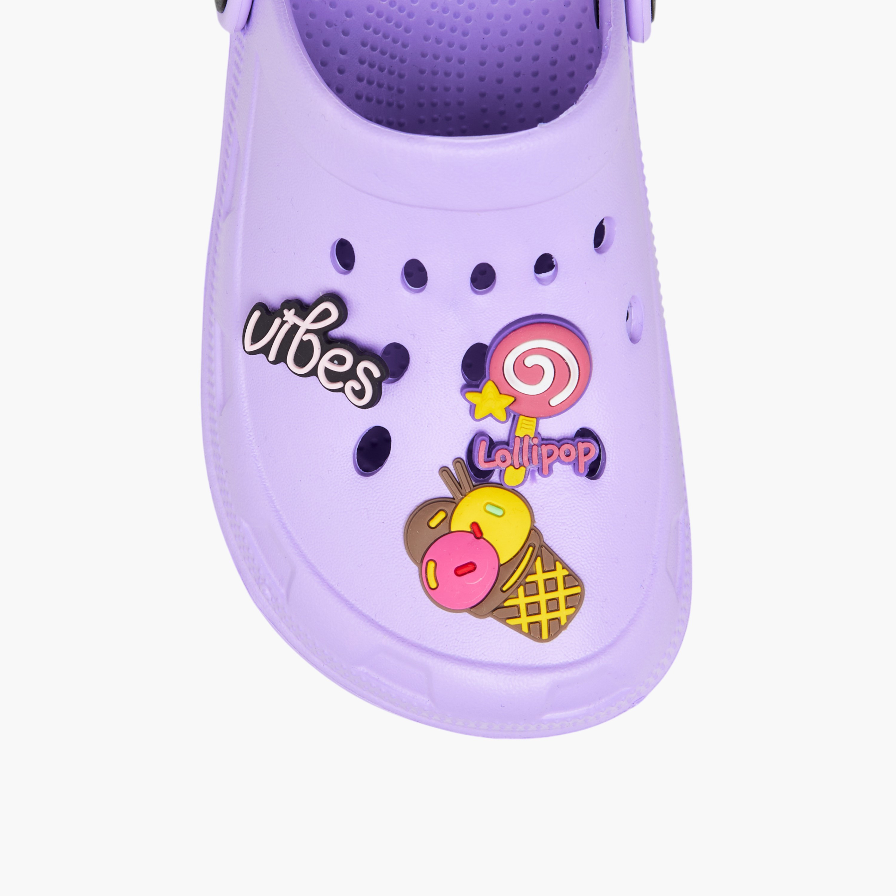 Flora Bella Jibbitz Embellished Clogs with Backstrap-girls-shoes-sandals-image-4