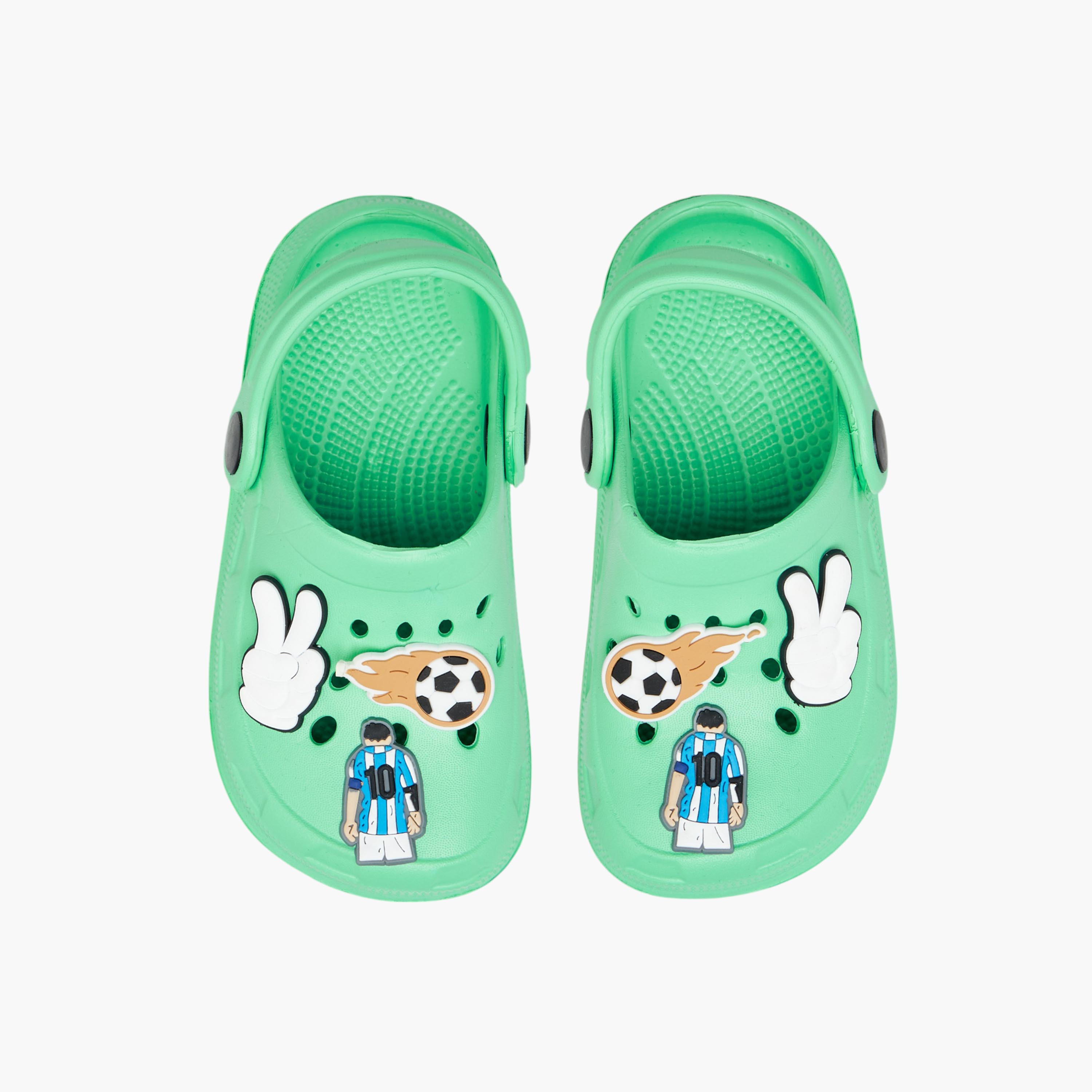 صندل كلوج بحزام خلفي وتزيينات من إل بي إل من شو إكسبريس-boys-shoes-sandals-image-1