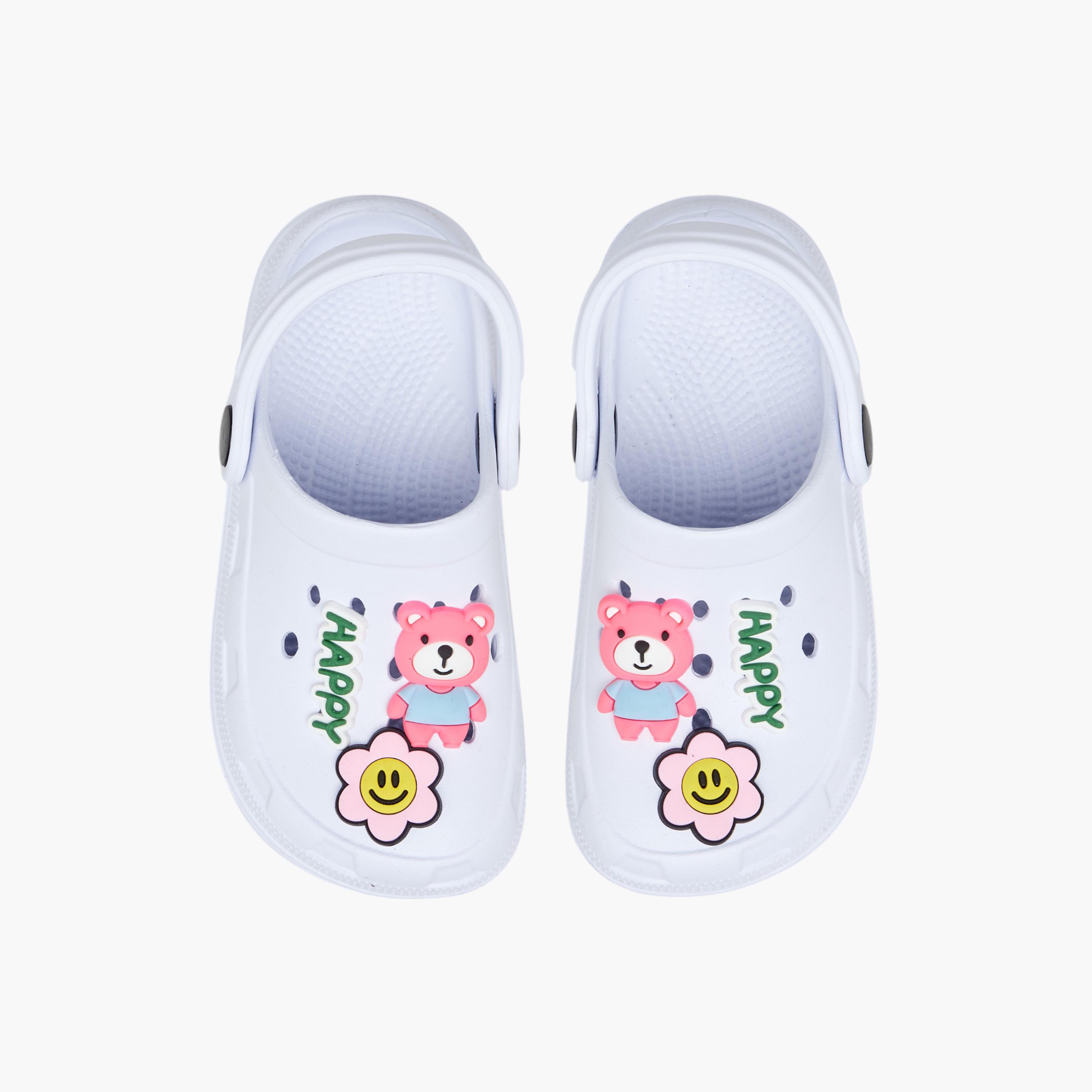 شبشب كلوج بحزام خلفي وتزيينات من فلورا بيلا-girls-shoes-sandals-image-1