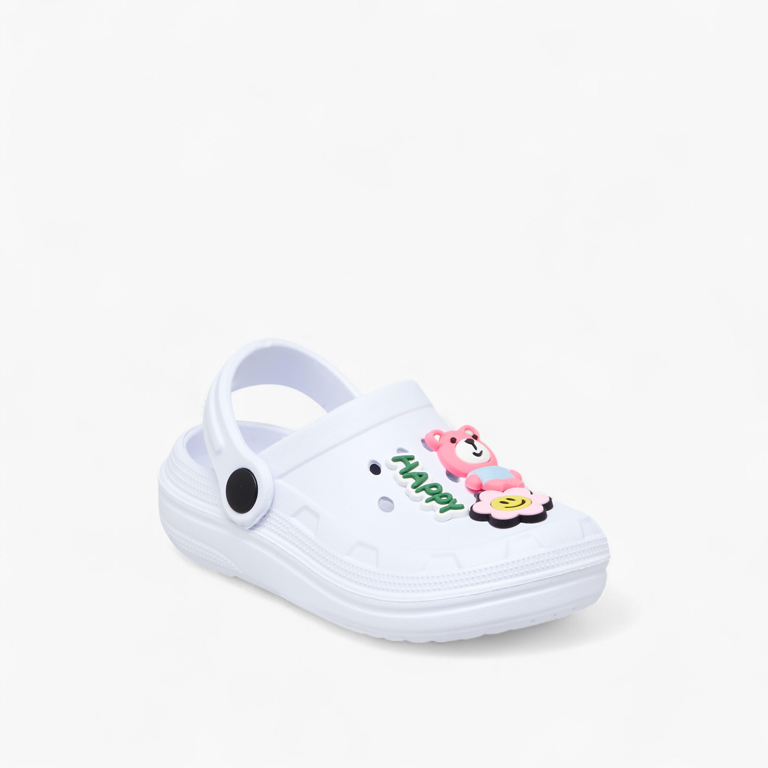 شبشب كلوج بحزام خلفي وتزيينات من فلورا بيلا-girls-shoes-sandals-image-2