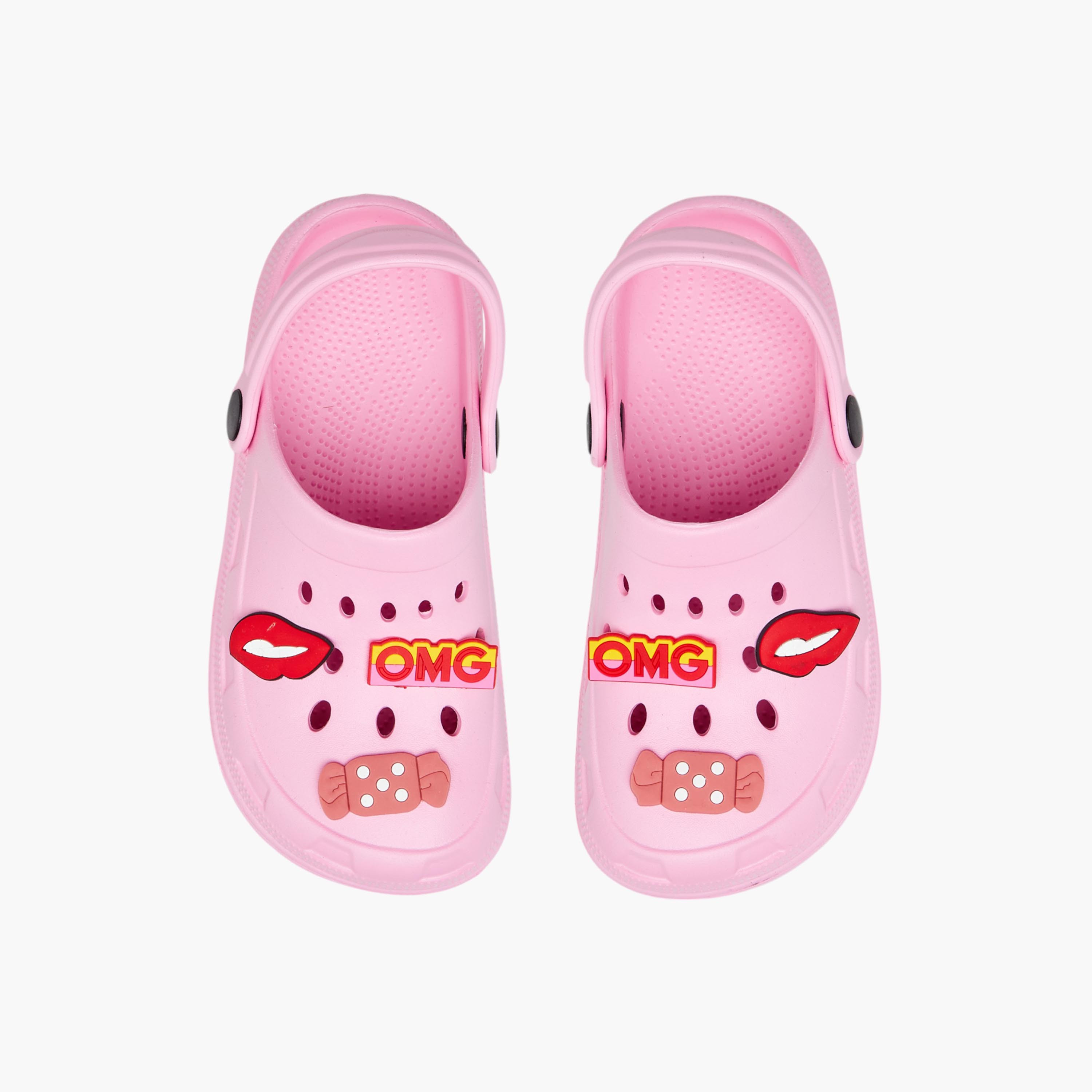 Flora Bella Candy Accent Clogs with Backstrap-girls-shoes-sandals-image-1