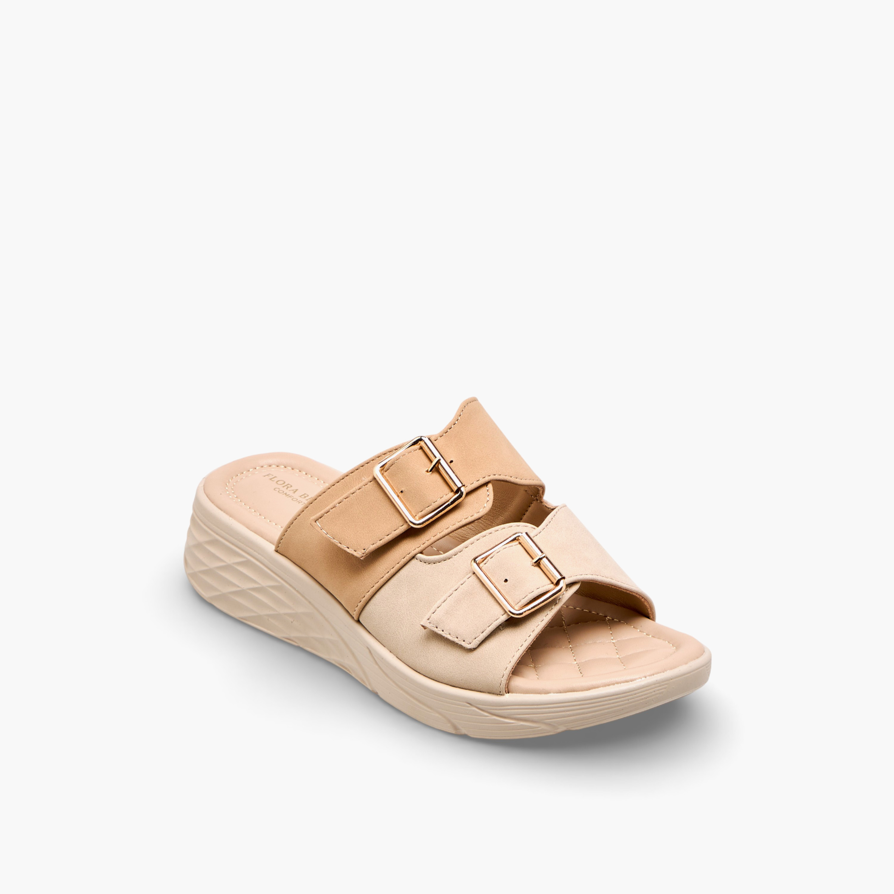 Flora Bella Women Buckled Strap Comfort Sandals-women-shoes-flats-sandals-image-2