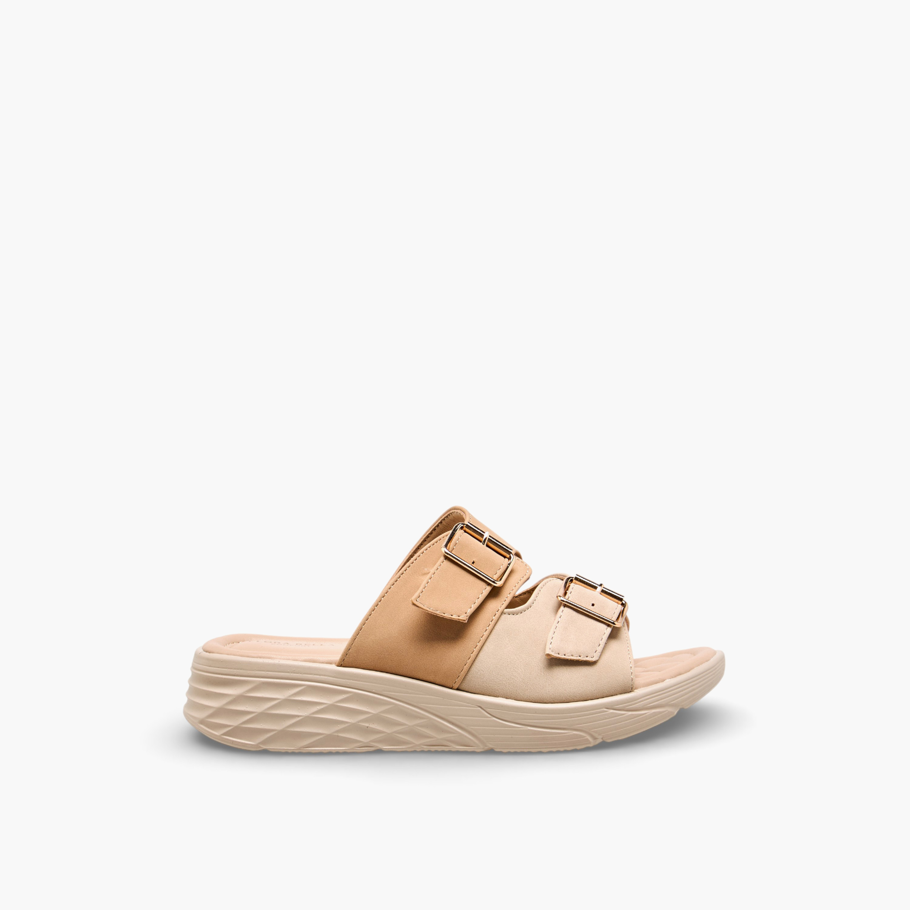 Flora Bella Women Buckled Strap Comfort Sandals-women-shoes-flats-sandals-image-3