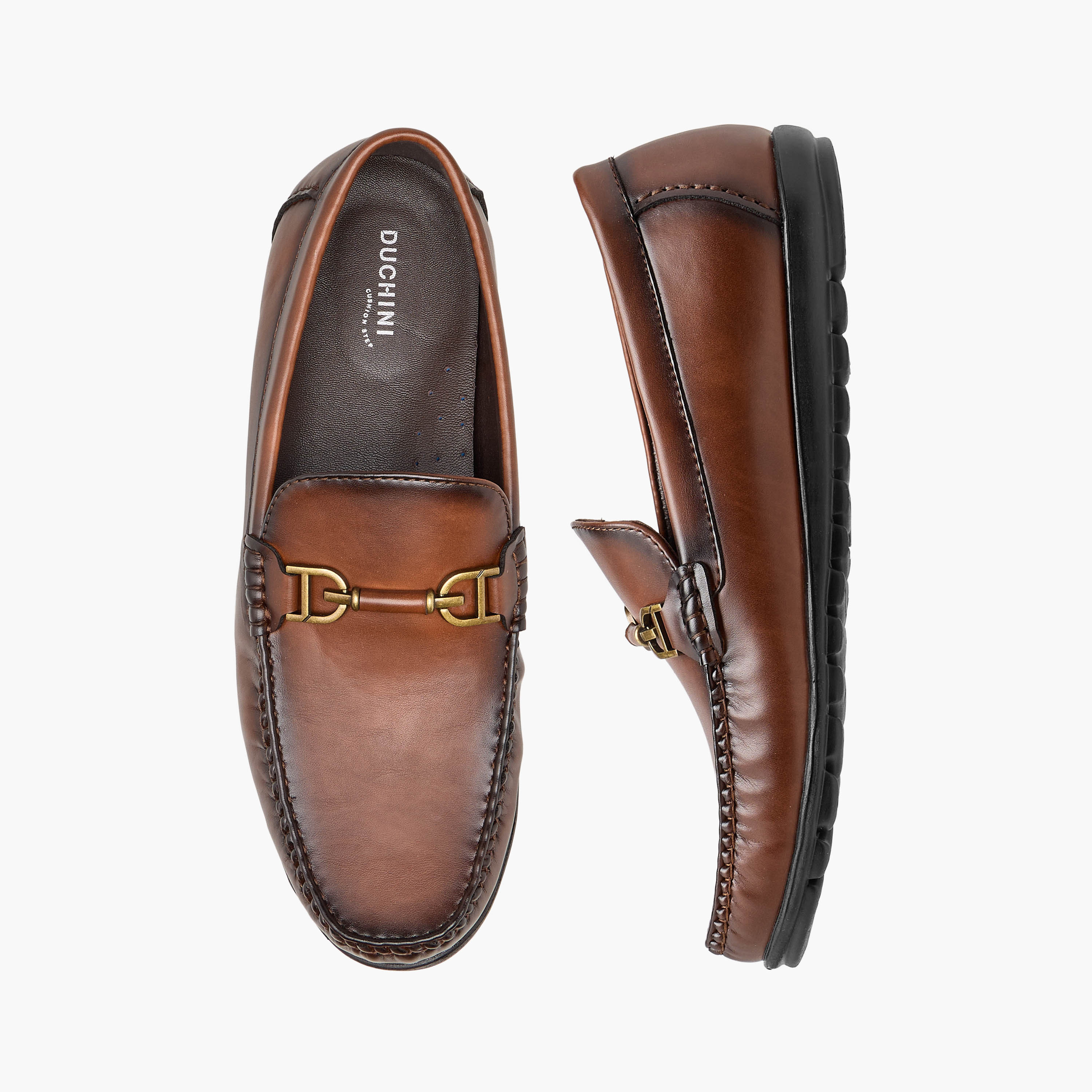 حذاء موكاسين سهل الارتداء بزخارف معدنية للرجال من دوتشيني-men-shoes-formalshoes-image-1