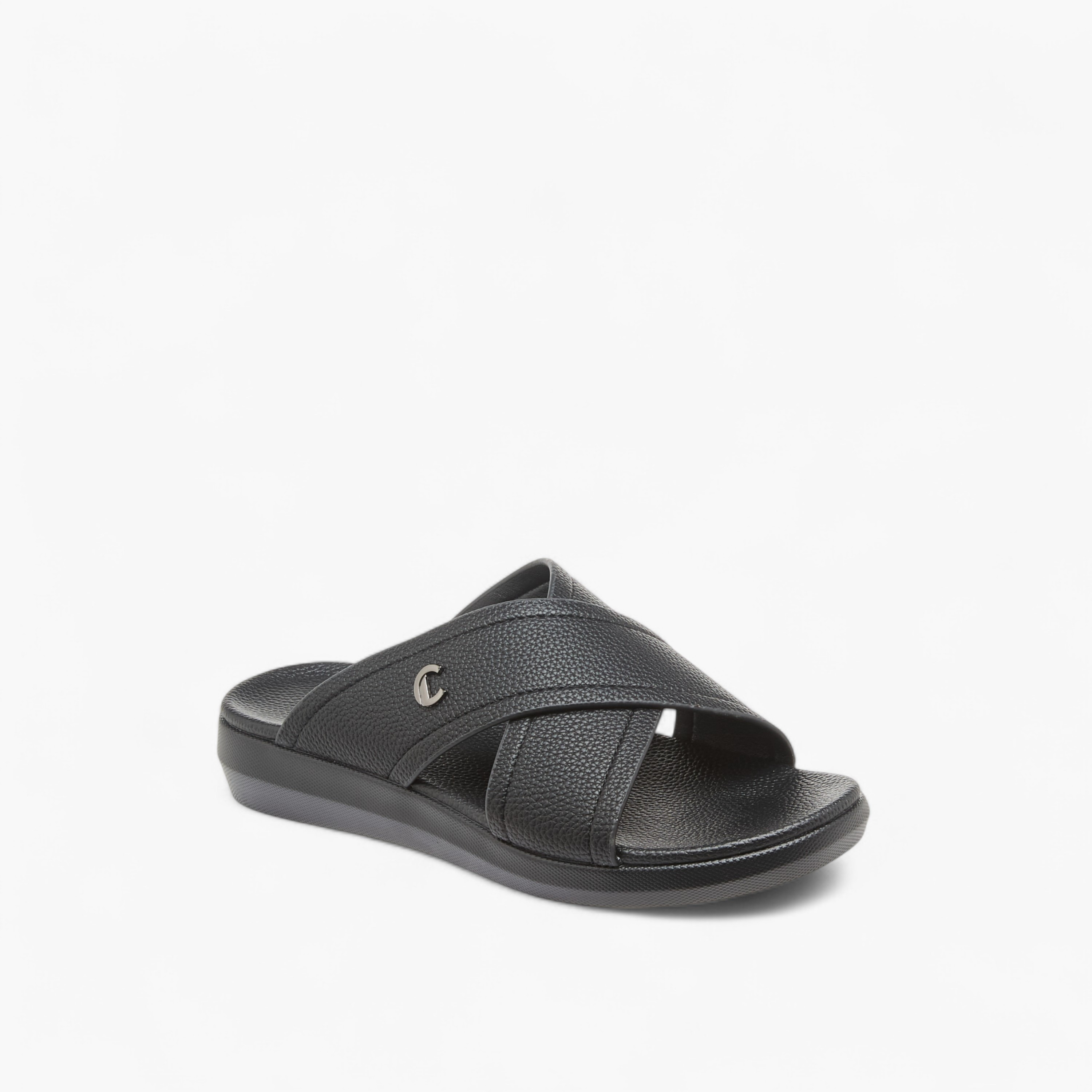 Le Confort Cross Strap Slip-On Sandals-men-shoes-sandals-image-2