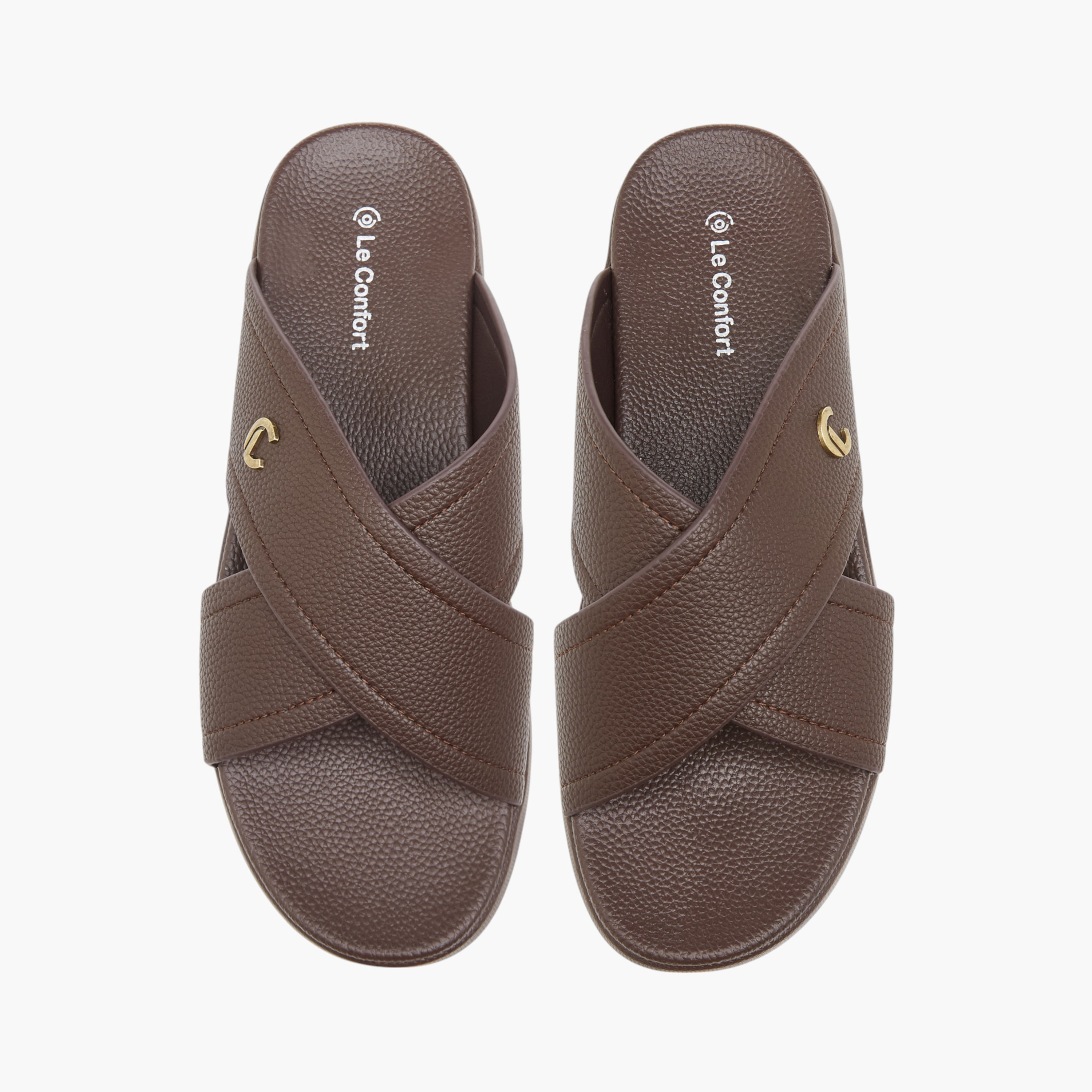 Le Confort Cross Strap Slip-On Sandals-men-shoes-sandals-image-1