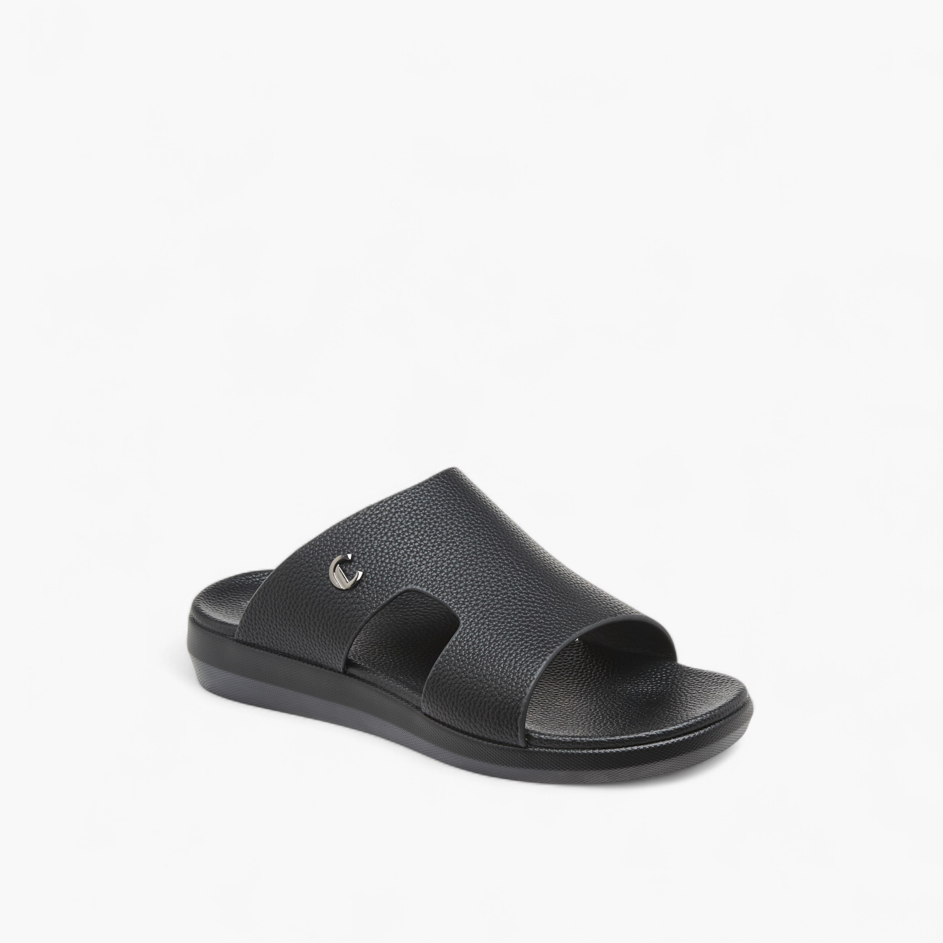Le Confort Cut-Out Detail Slip-On Sandals-men-shoes-sandals-image-2