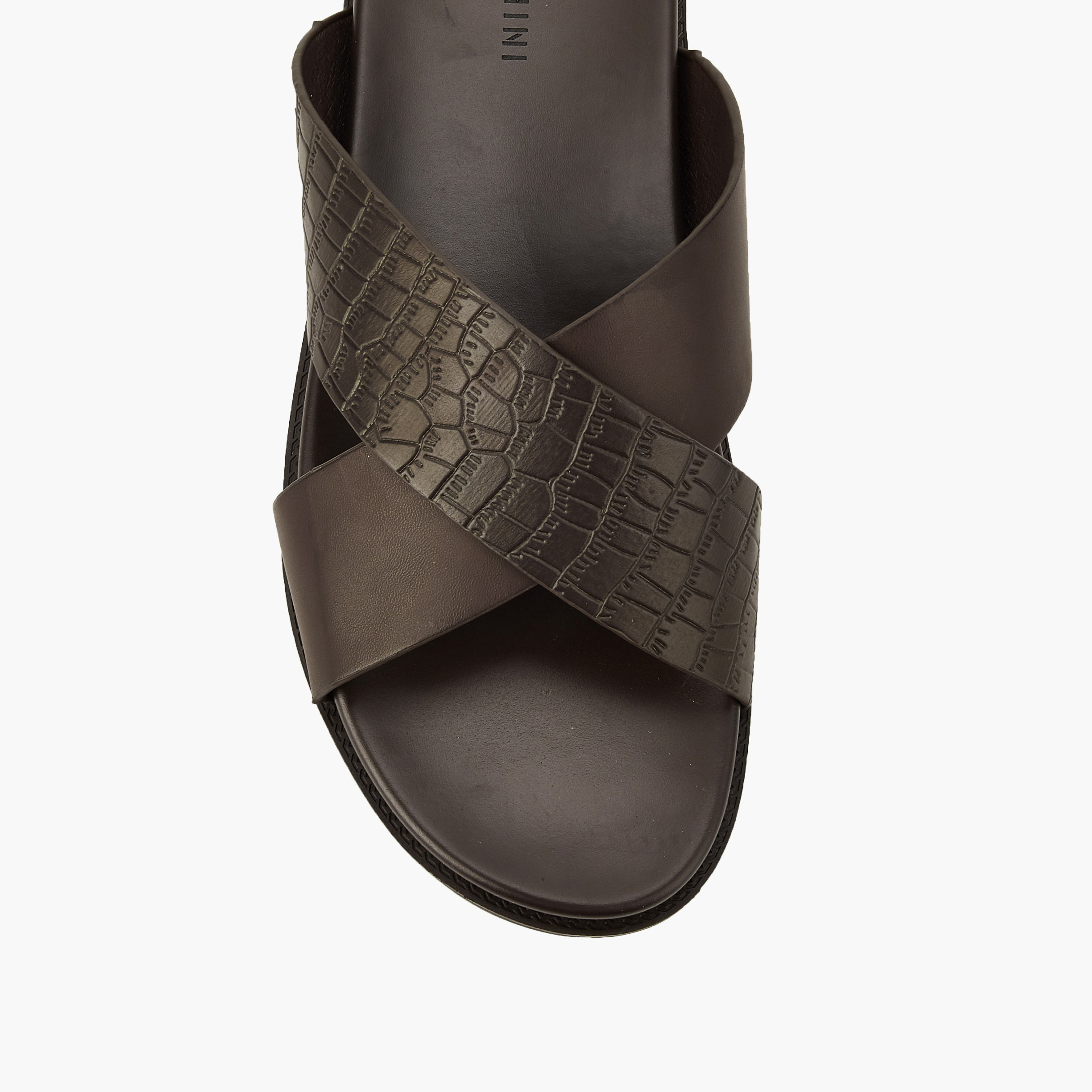 Duchini Men Slip-On Cross Strap Sandals-men-shoes-sandals-image-4