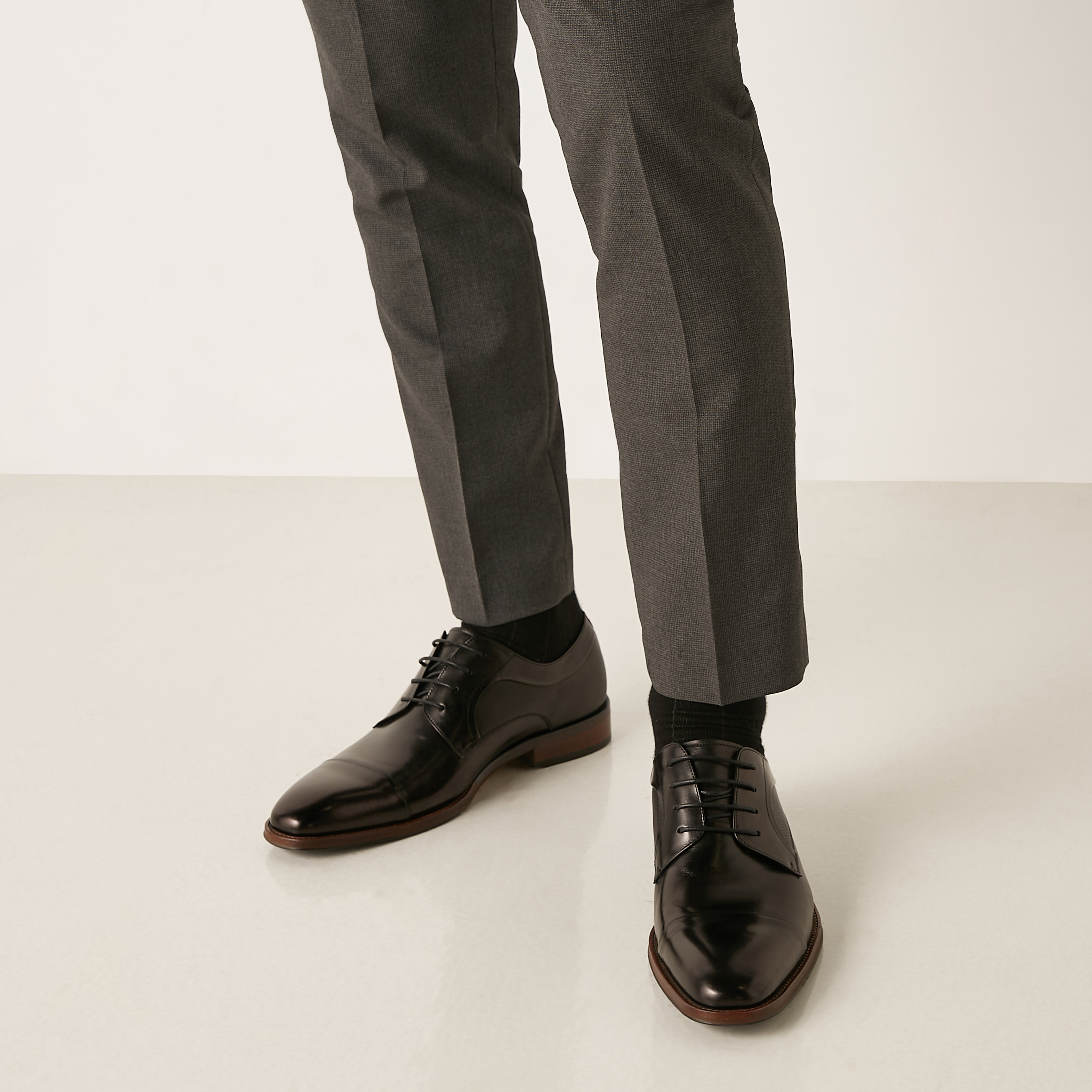Duchini Men's Leather Lace-Up Derby Shoes-men-shoes-formalshoes-image-2