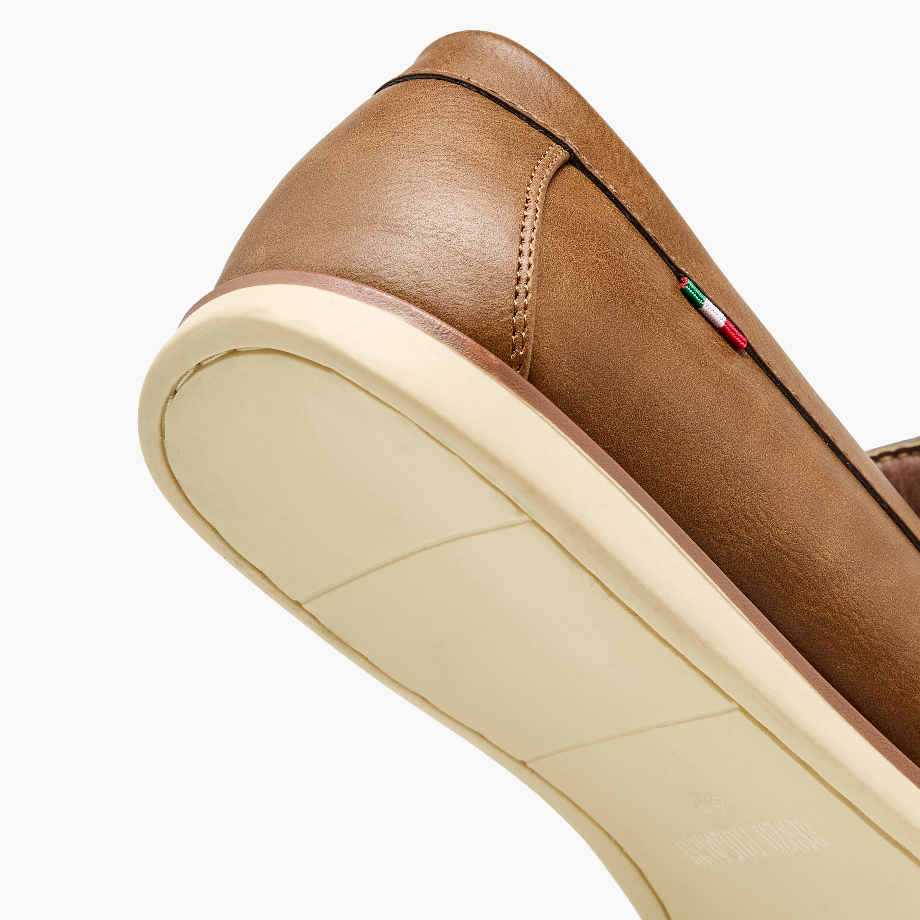 Renzo Ruganni Men Textured Penny Loafers-men-formalshoes-image-5