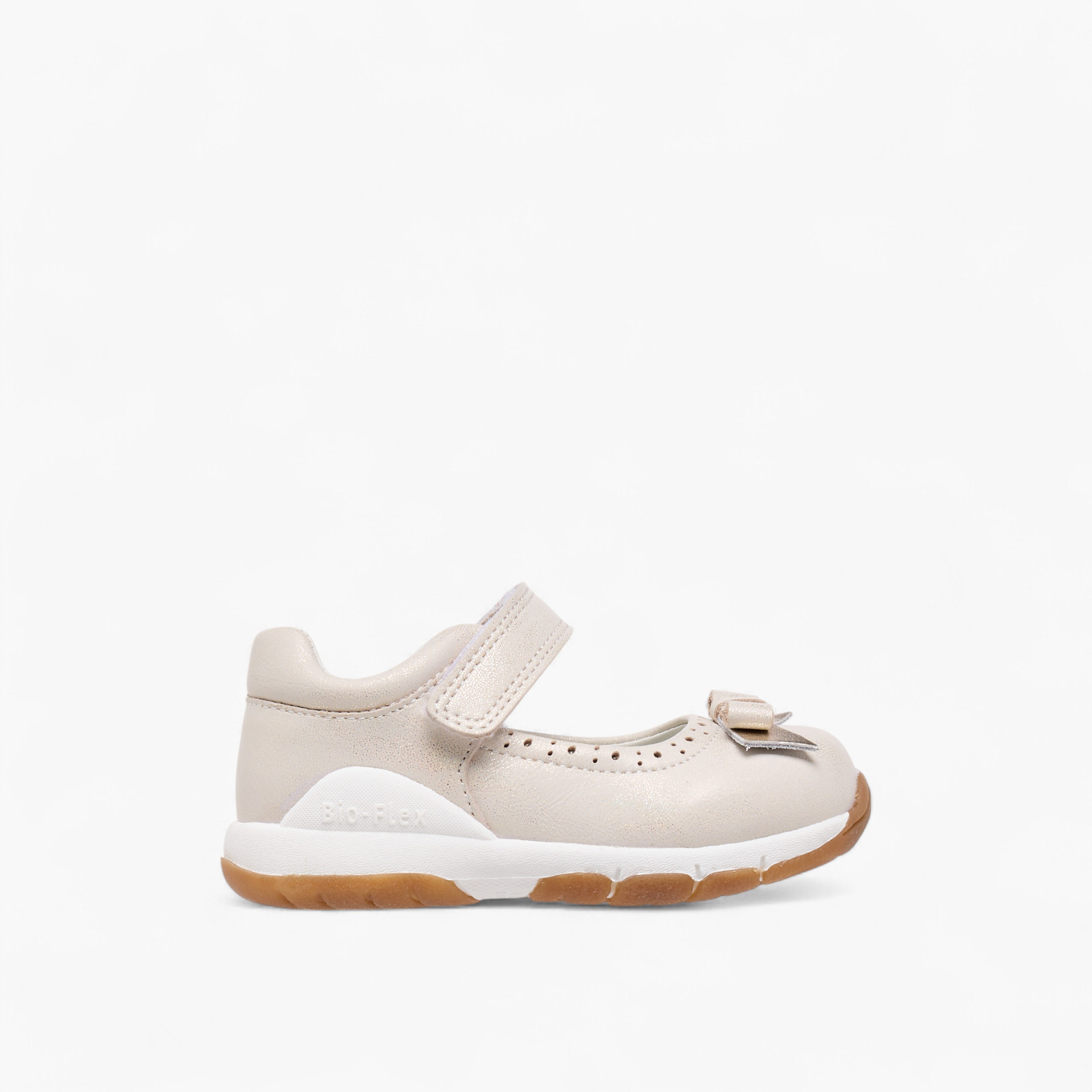Barefeet Bow Accent Mary Jane Shoes with Hook and Loop Closure-girls-shoes-maryjanes-image-3