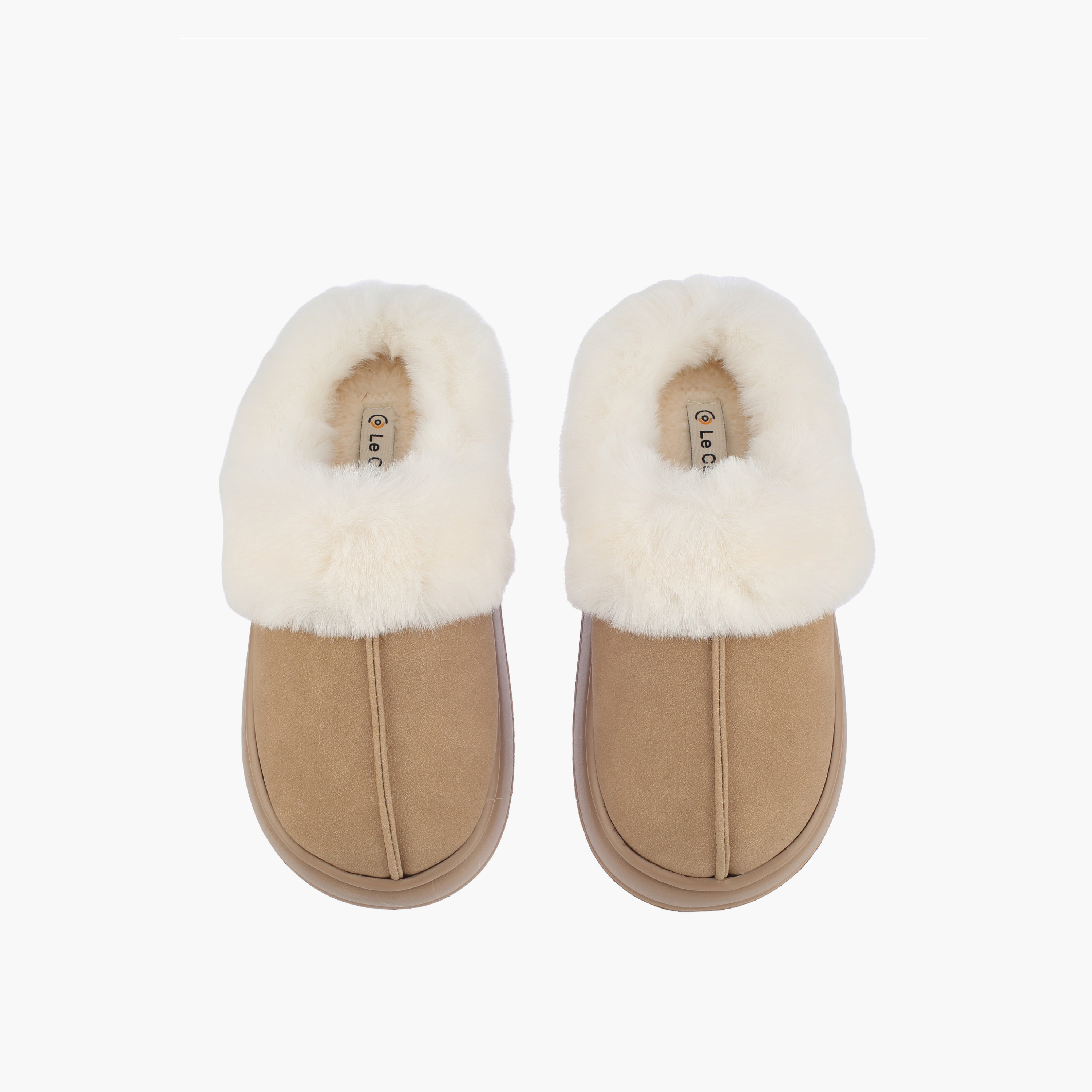 شبشب غرفة نوم فرو صناعي من لو كونفورت-women-shoes-bedroomslippers-image-1