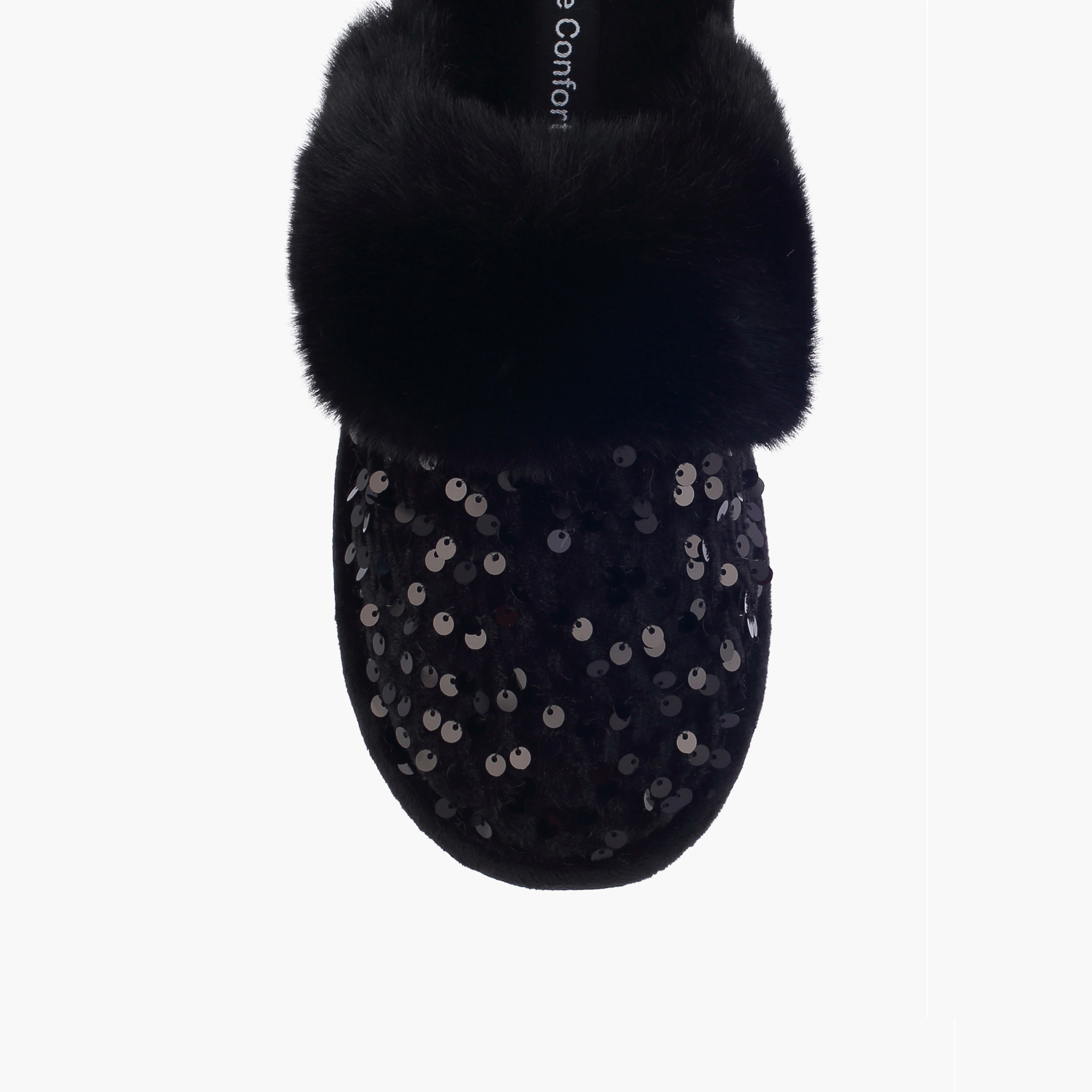 Le Confort Women Sequin Embellished Bedroom Mules-women-shoes-bedroomslippers-image-3