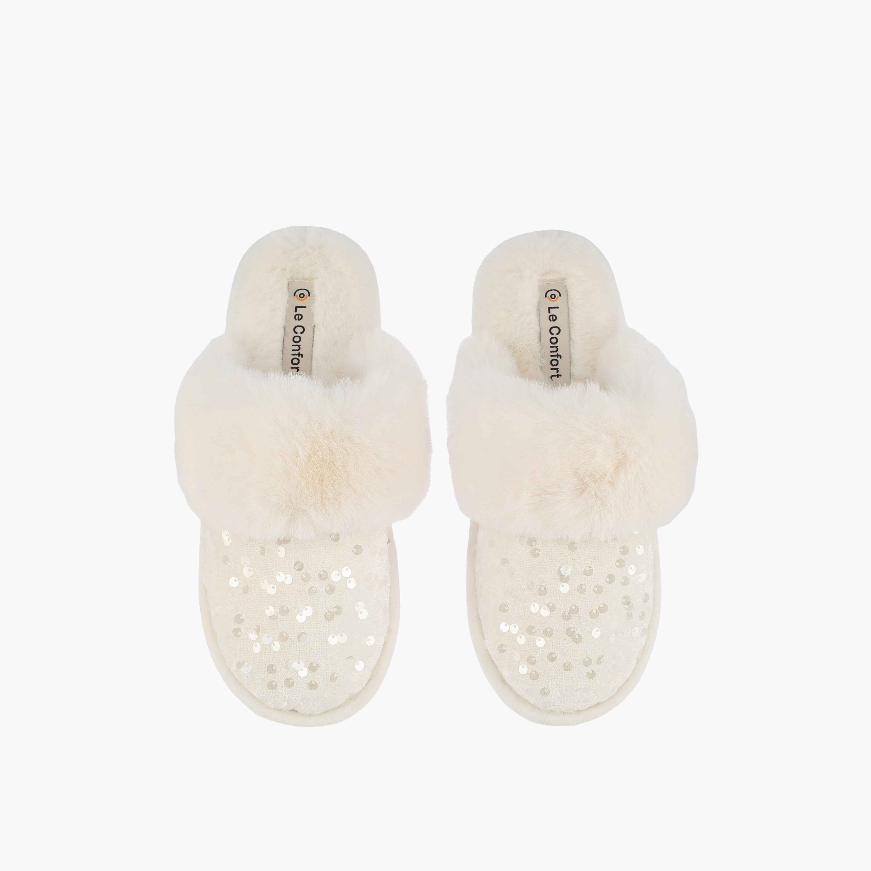 Le Confort Women Sequin Embellished Bedroom Mules-women-shoes-bedroomslippers-image-1