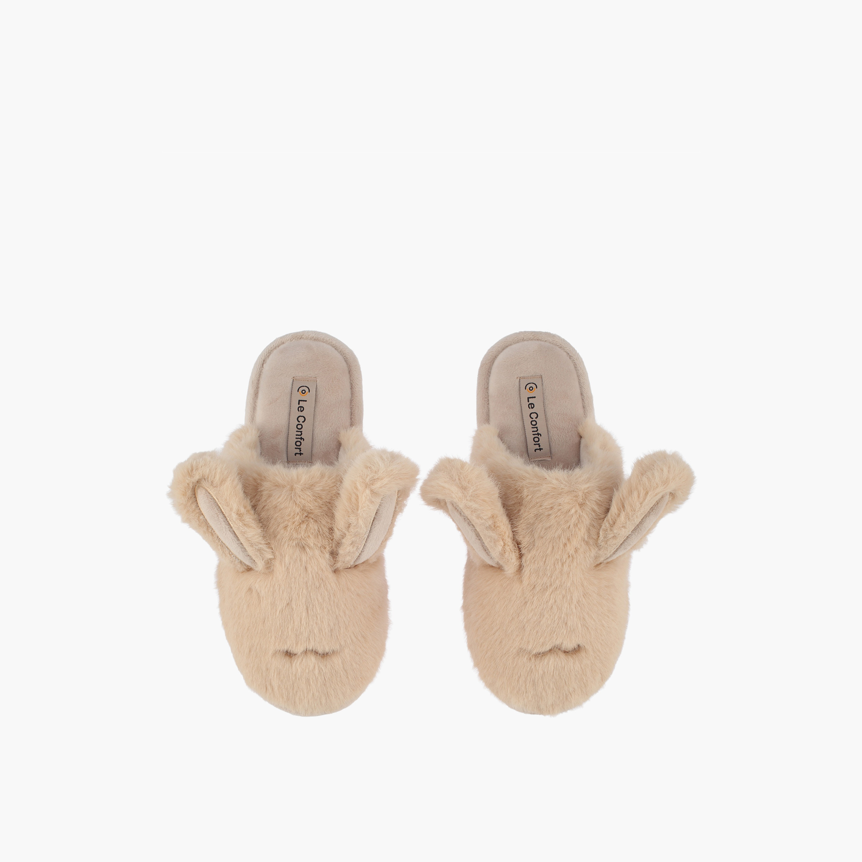 Le Confort Women Bunny Plush Bedroom Slippers-women-shoes-bedroomslippers-image-1