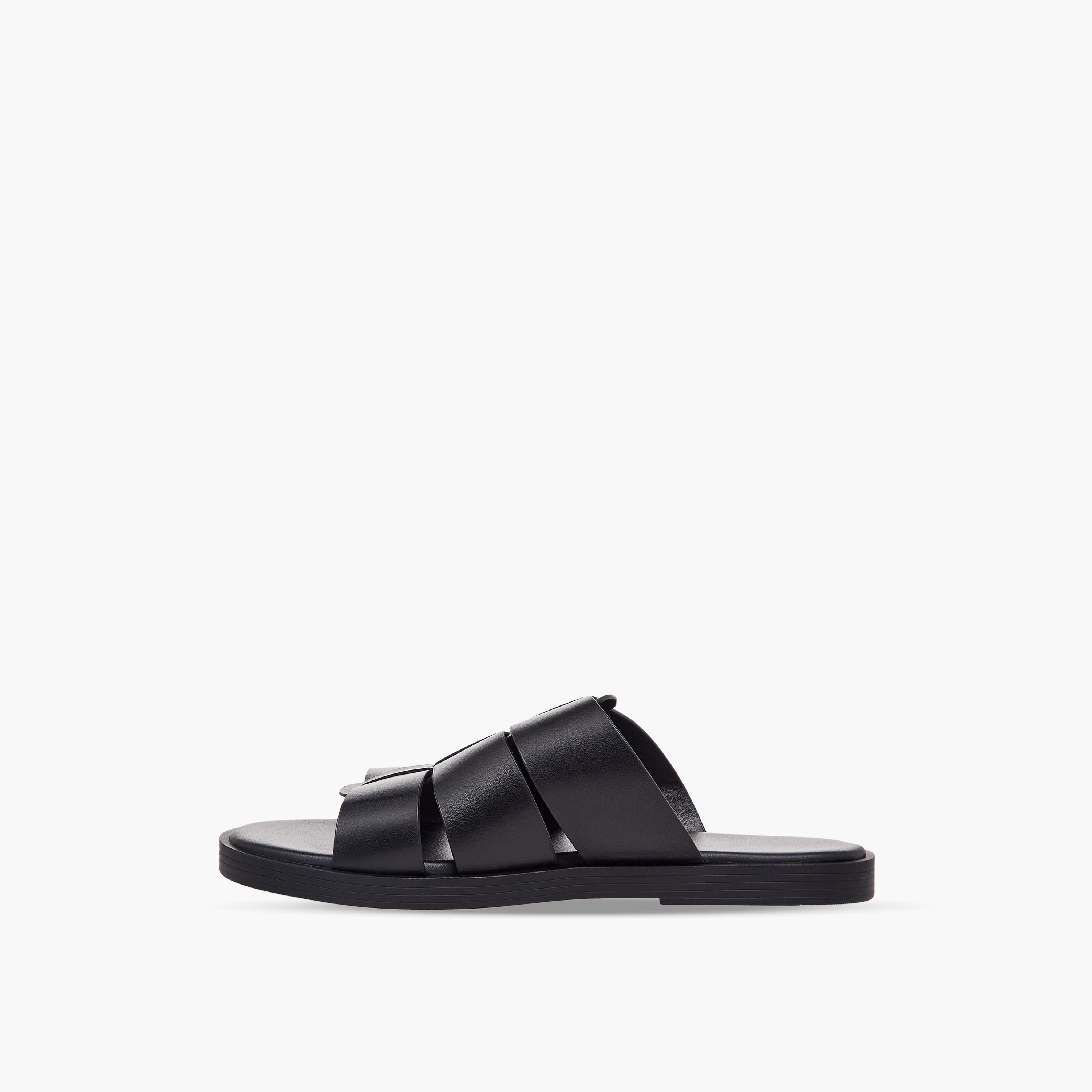 Duchini Men Slip-On Leather Comfort Sandals-men-shoes-sandals-image-5