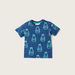 Juniors Printed Crew Neck T-shirt with Short Sleeves - Set of 3-T Shirts-thumbnail-3