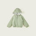 Juniors Solid Hooded Jacket with Long Sleeves and Zip Closure-Coats and Jackets-thumbnailMobile-0