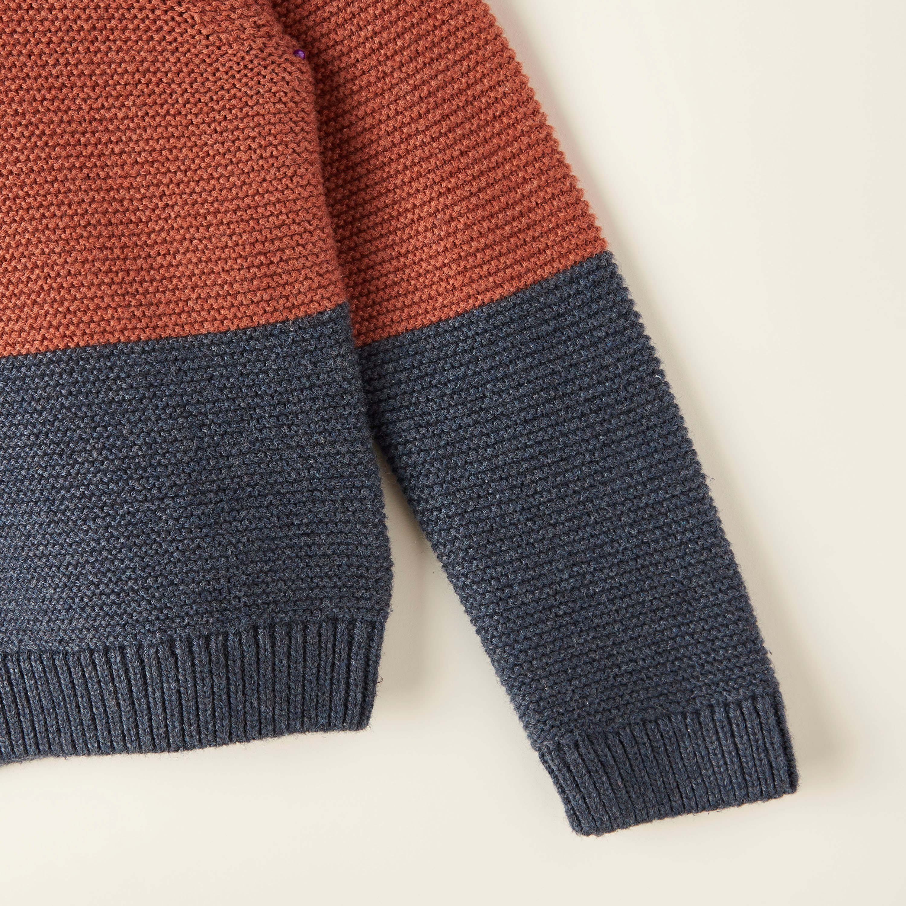 Juniors Textured Pullover with Long Sleeves-baby-boys-clothing-winterwear-jumpersandcardigans-image-3