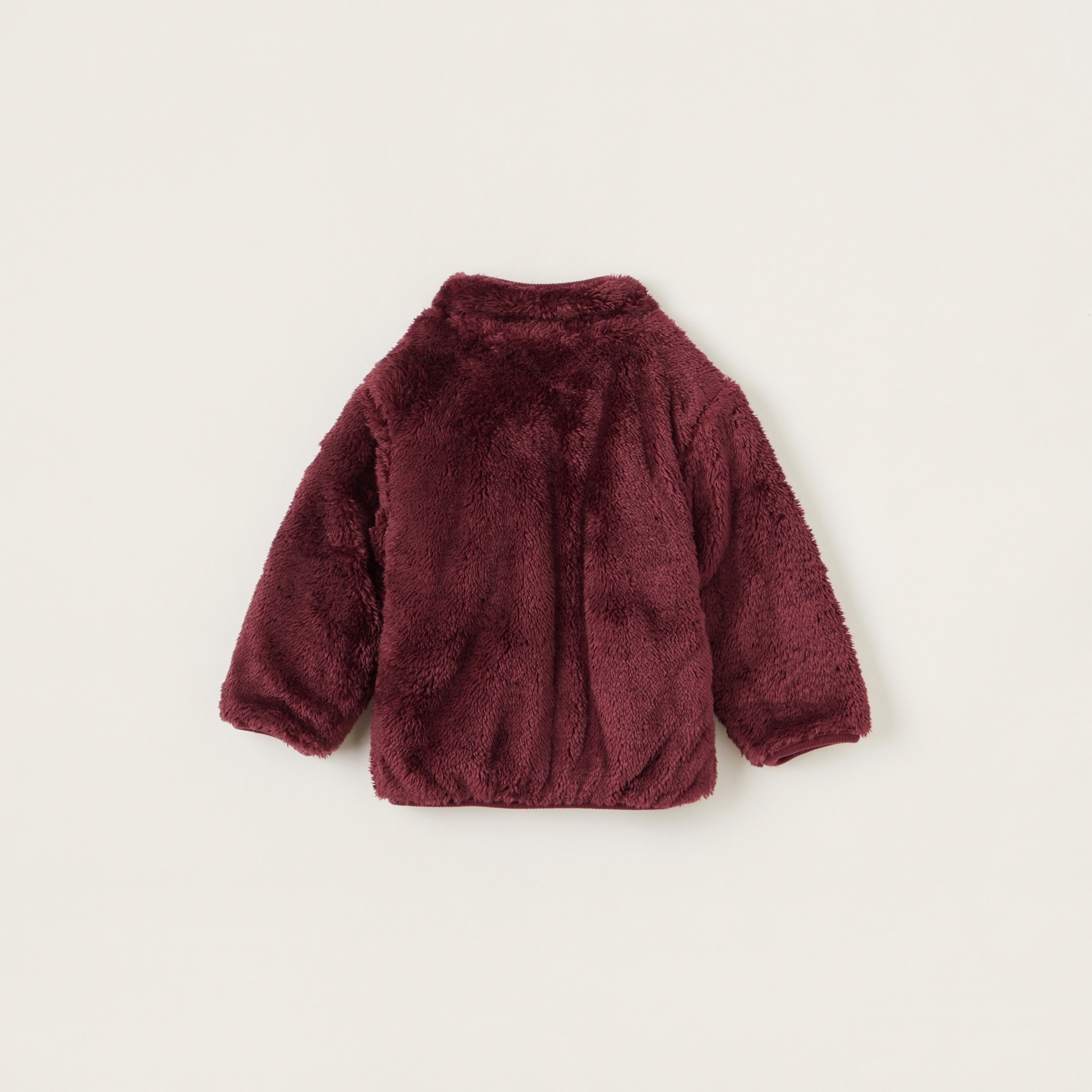 Juniors Textured Sweater with Long Sleeves and Zip Closure-baby-boys-clothing-winterwear-jumpersandcardigans-image-4