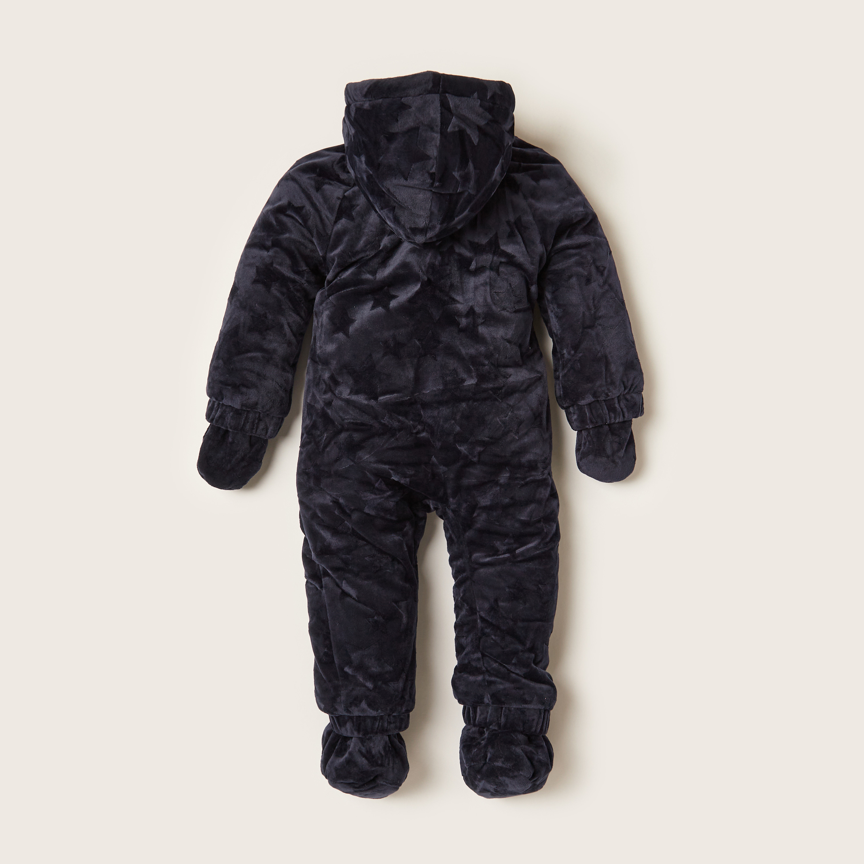 Juniors All-Over Star Print Coverall with Long Sleeves and Hood-baby-boys-clothing-winterwear-rompers-image-4