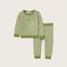 Juniors Textured Sweatshirt and Jog Pant Set-Clothes Sets-thumbnail-0