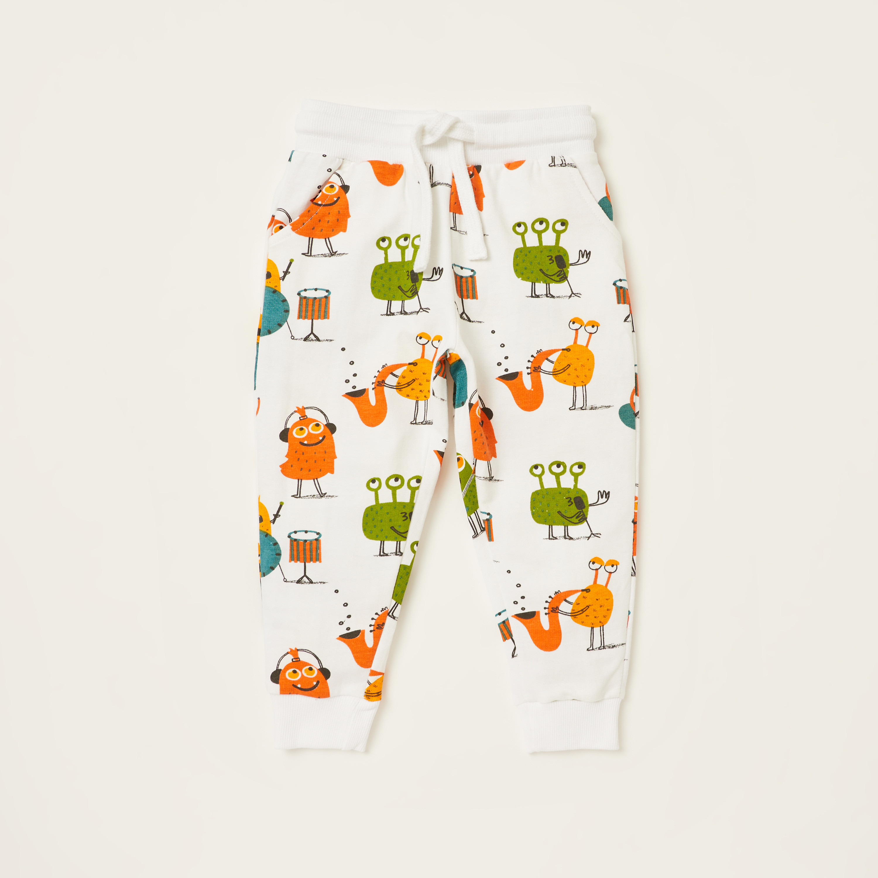 طقم بنطلون رياضي وسويت شيرت بطبعات من جونيورز-baby-boys-clothing-setsandcoords-image-3