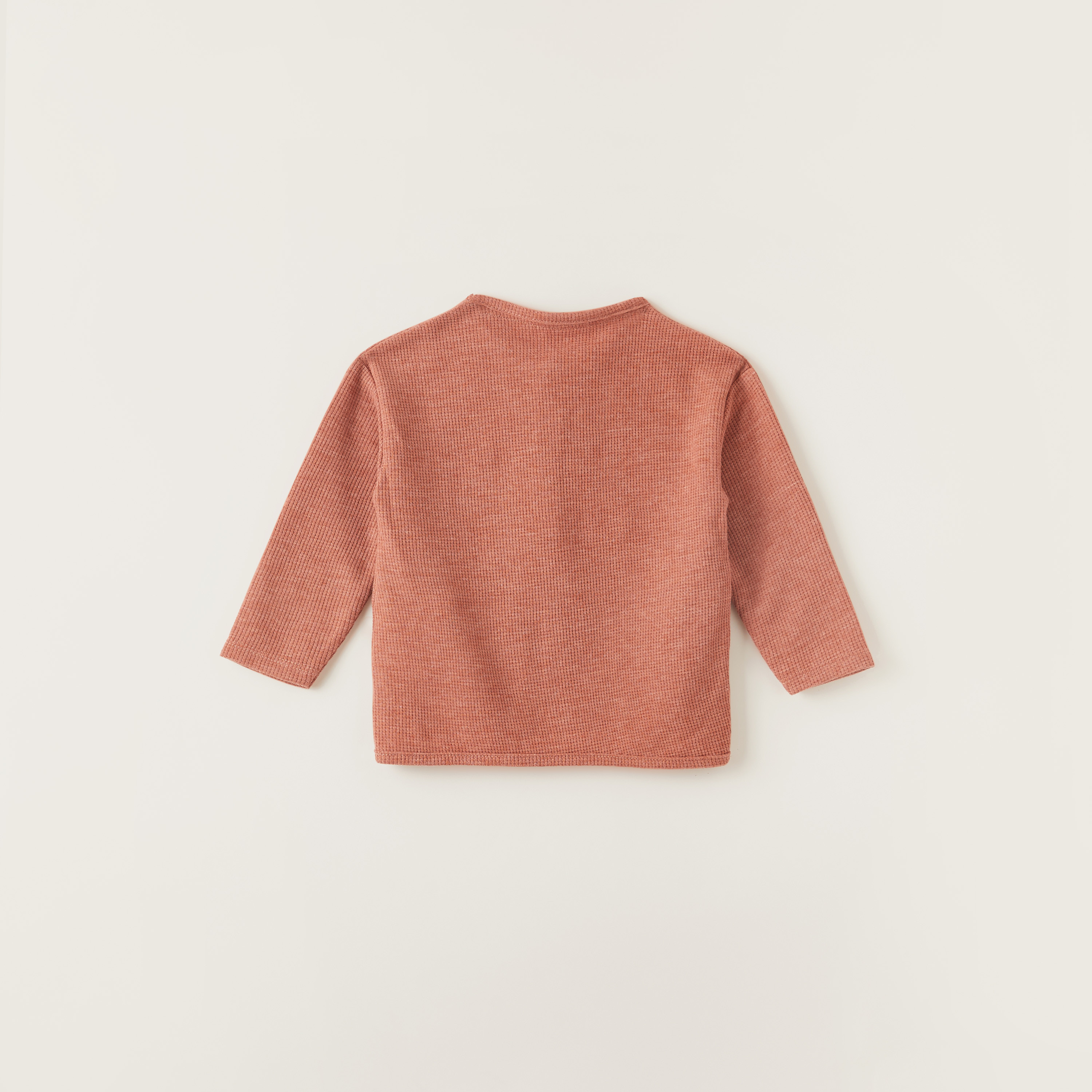 Giggles Textured T-shirt with Long Sleeves-baby-boys-clothing-tshirtsandpolos-image-4