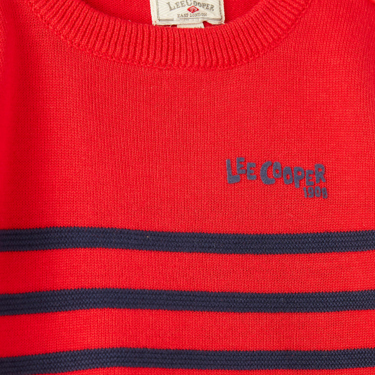 Lee Cooper Striped Pullover with Long Sleeves
