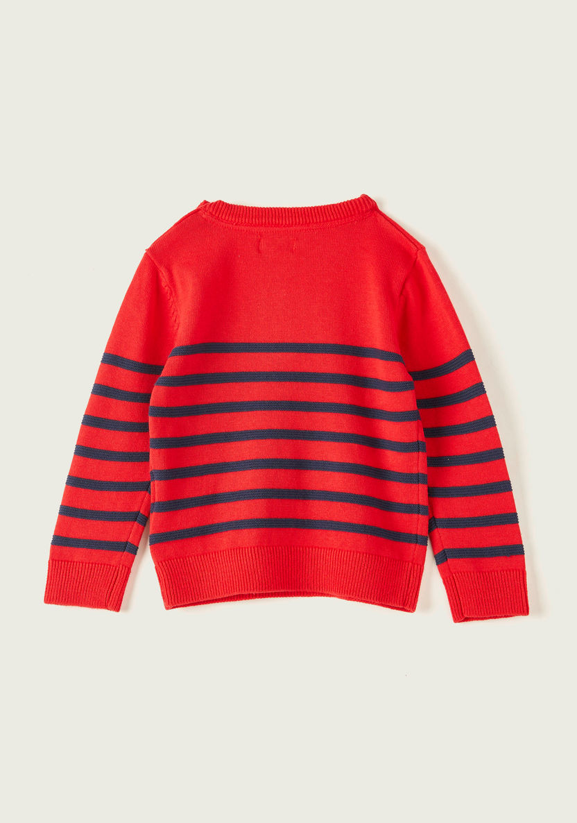 Lee Cooper Striped Pullover with Long Sleeves-Sweaters and Cardigans-image-3