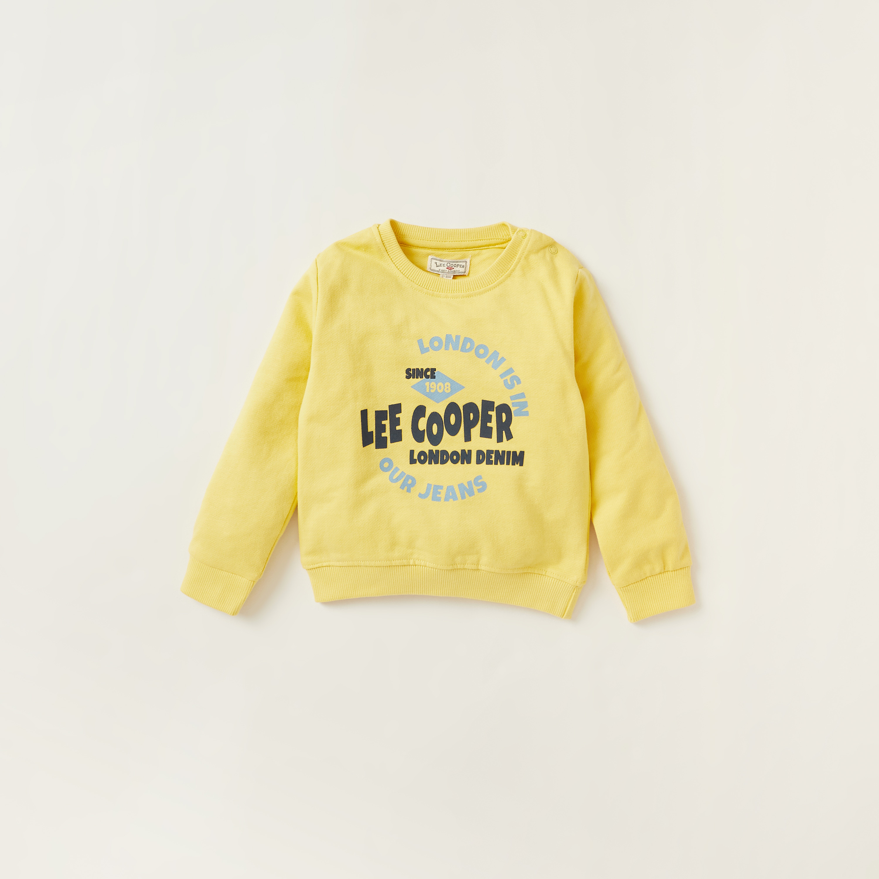 Lee Cooper Graphic Print Sweatshirt and Jog Pants Set-baby-boys-clothing-setsandcoords-image-2