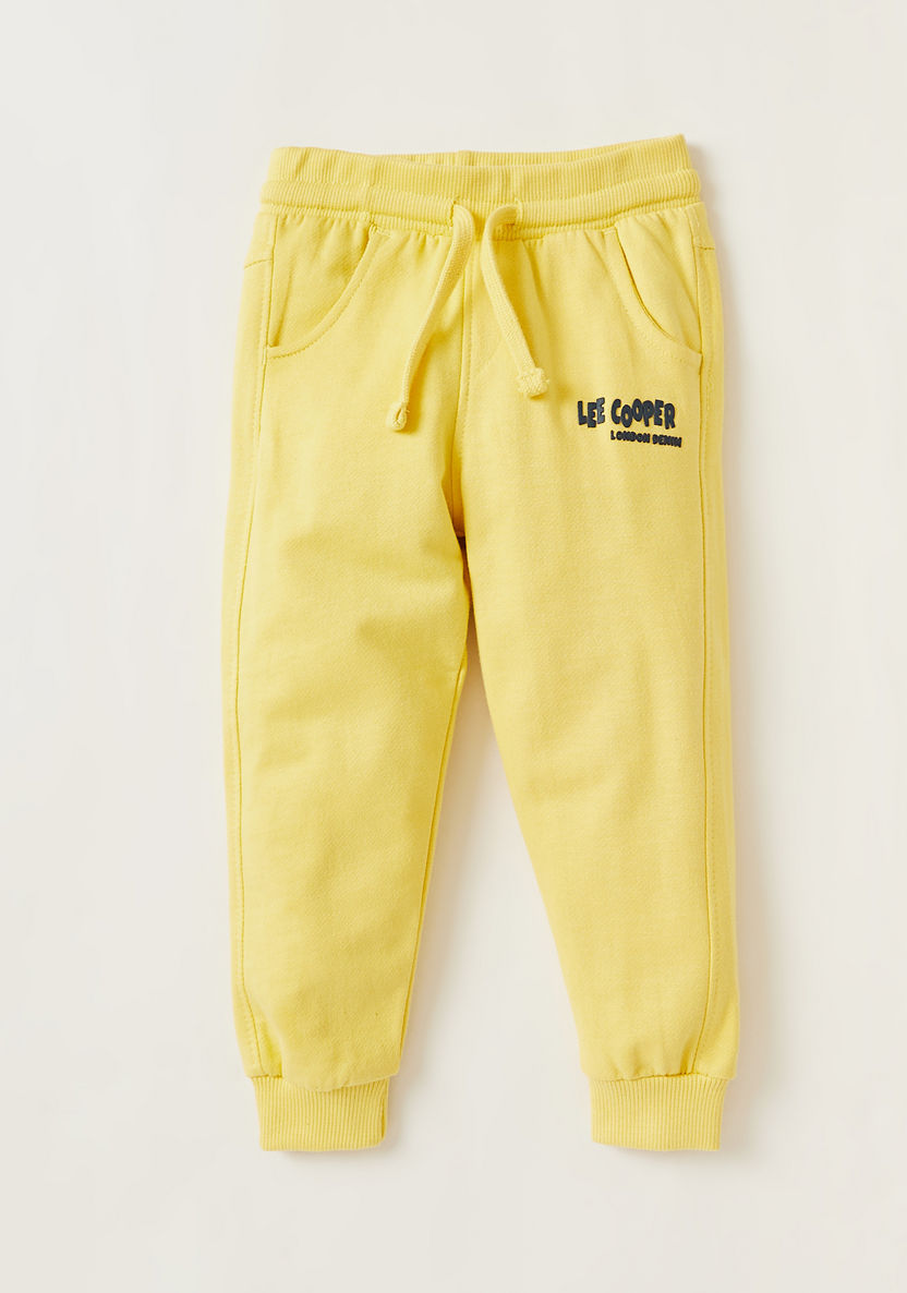 Lee Cooper Graphic Print Sweatshirt and Jog Pants Set-Clothes Sets-image-2