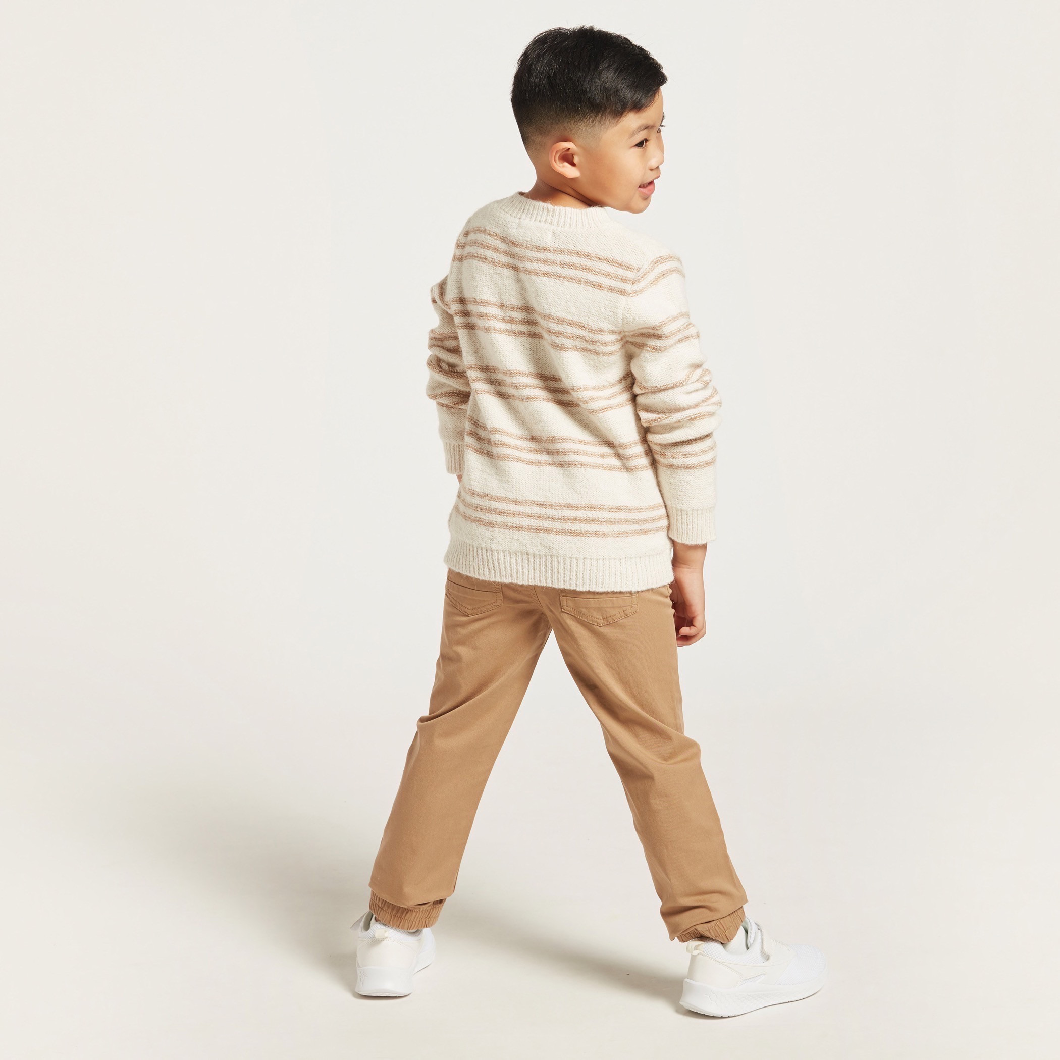 Juniors Solid Pants with Drawstring Closure and Pockets-boys-clothing-bottoms-trousers-image-4
