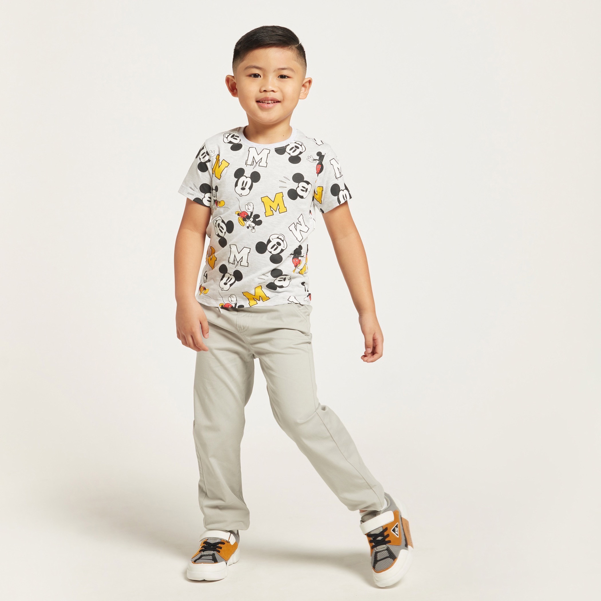 Juniors Solid Pants with Drawstring Closure and Pockets-boys-clothing-bottoms-trousers-image-1