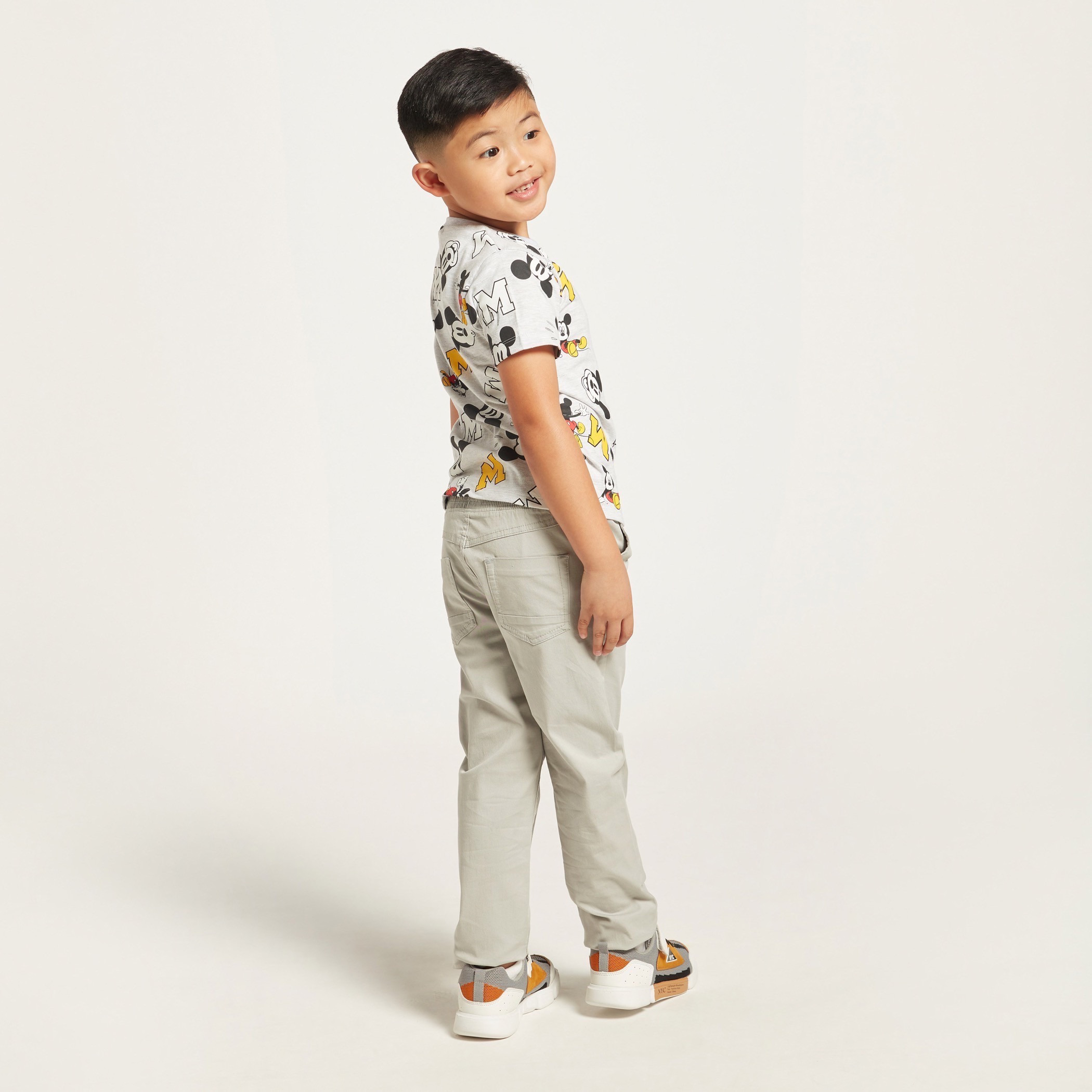 Juniors Solid Pants with Drawstring Closure and Pockets-boys-clothing-bottoms-trousers-image-3