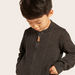 Juniors Textured Cardigan with Long Sleeves and Pockets-Sweaters and Cardigans-thumbnail-2