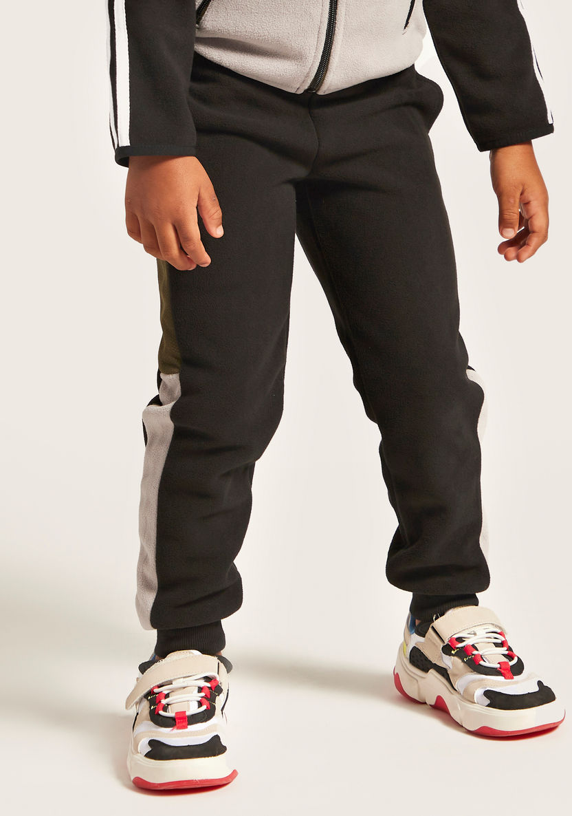 Juniors Printed Jacket with Jog Pants-Clothes Sets-image-3