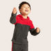 Juniors Colourblock Hooded Sweatshirt and Jog Pants Set-Clothes Sets-thumbnail-2